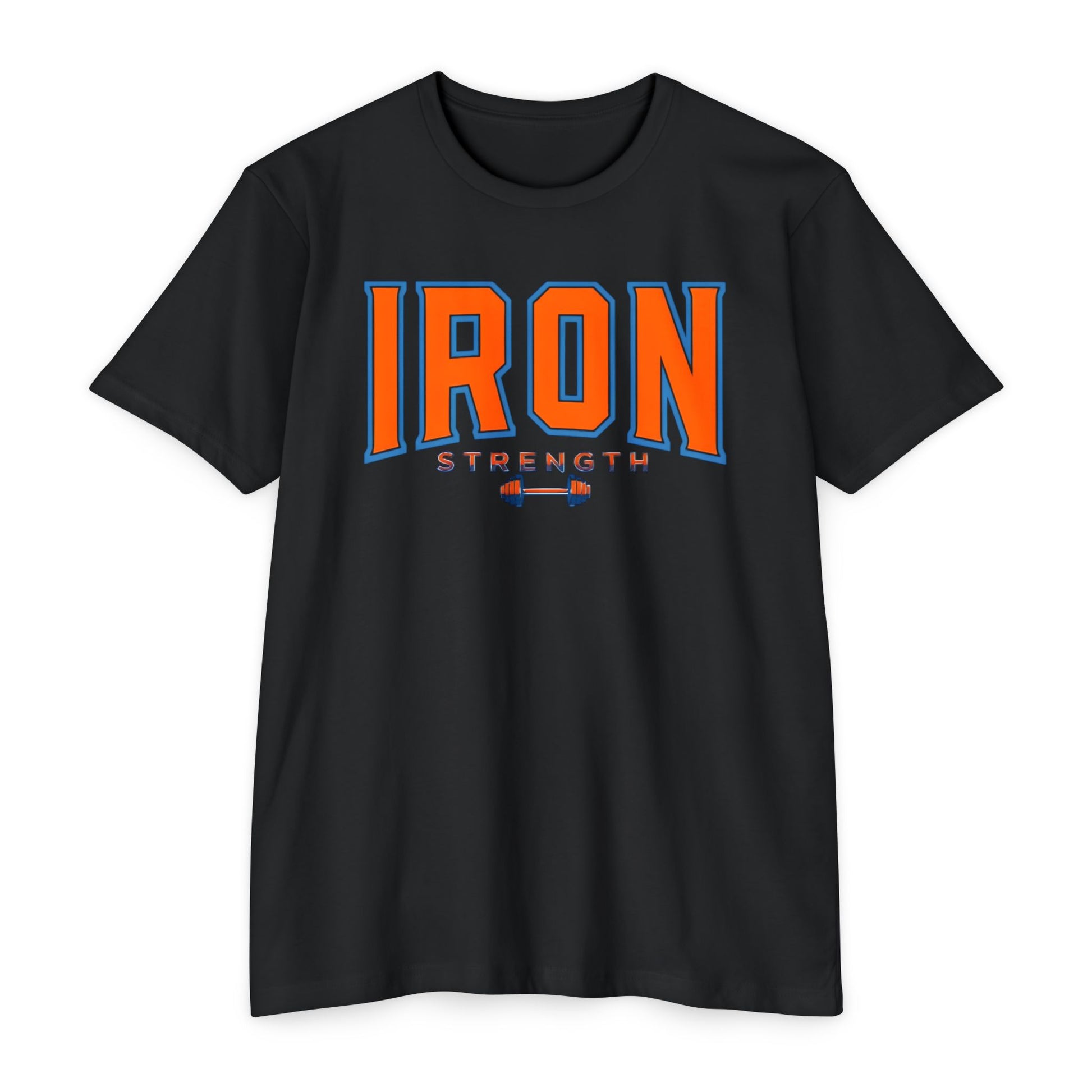 Iron Strength Unisex T-Shirt | Workout Tee, Gym Apparel, Fitness Gift, Activewear, Motivational Shirt