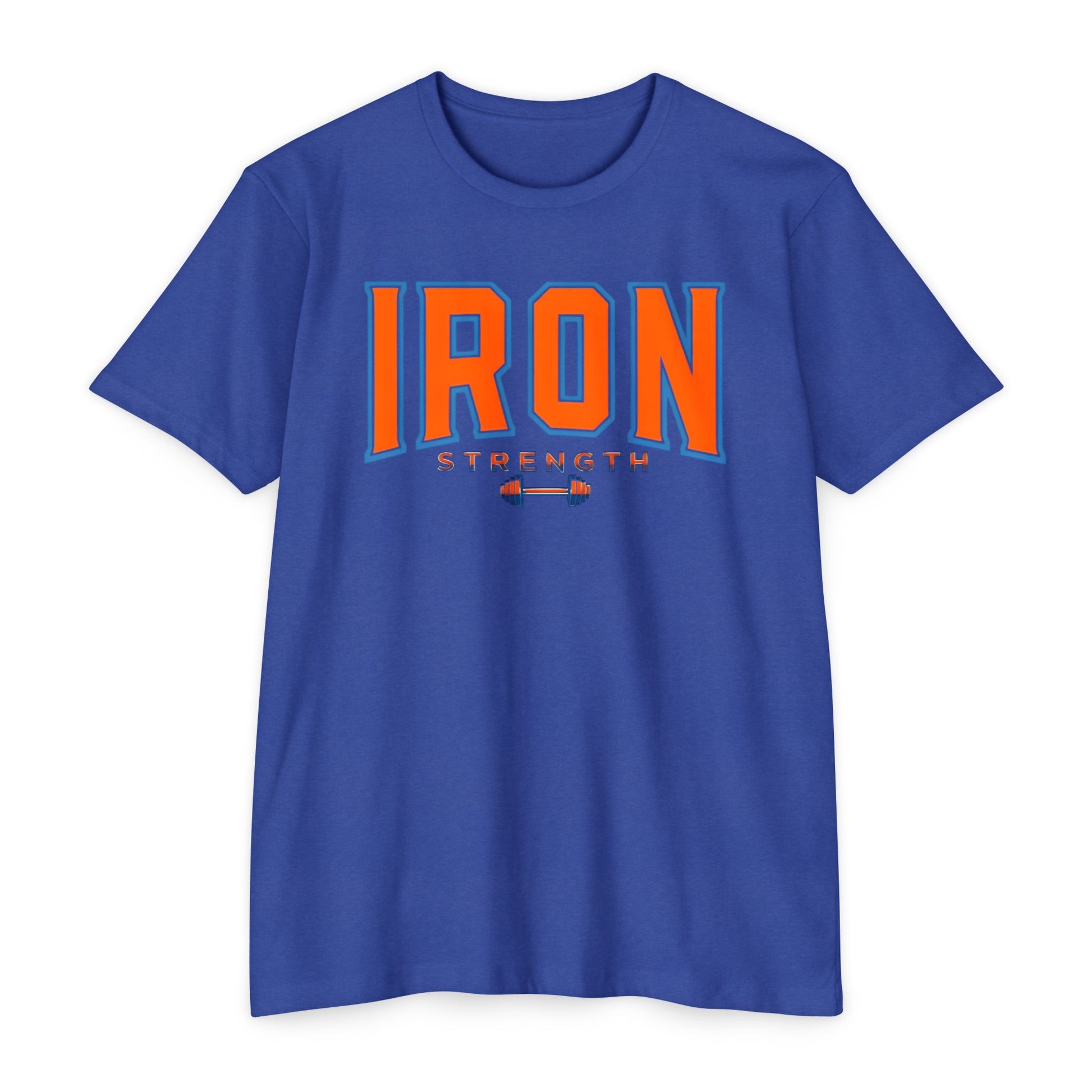 Iron Strength Unisex T-Shirt | Workout Tee, Gym Apparel, Fitness Gift, Activewear, Motivational Shirt
