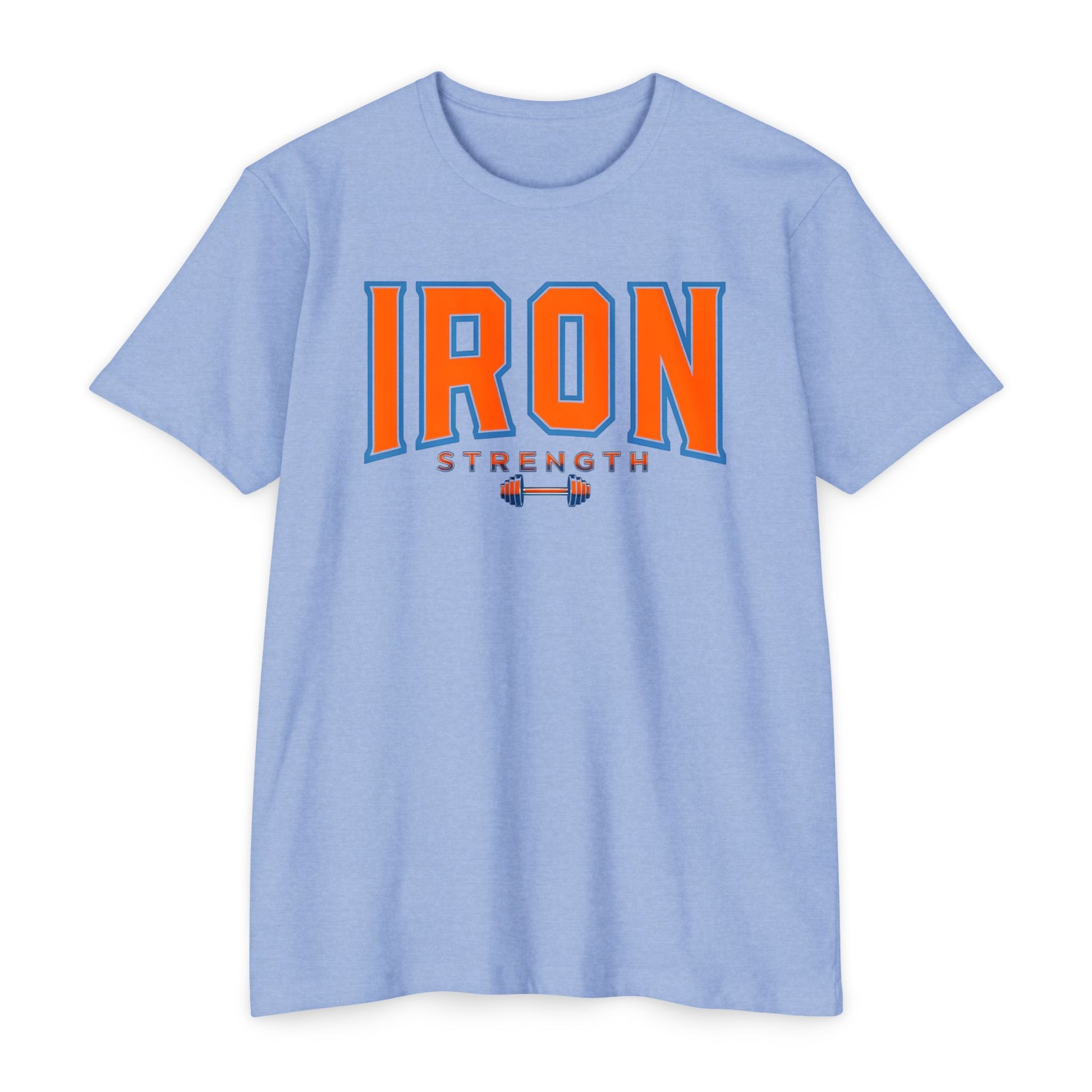 Iron Strength Unisex T-Shirt | Workout Tee, Gym Apparel, Fitness Gift, Activewear, Motivational Shirt