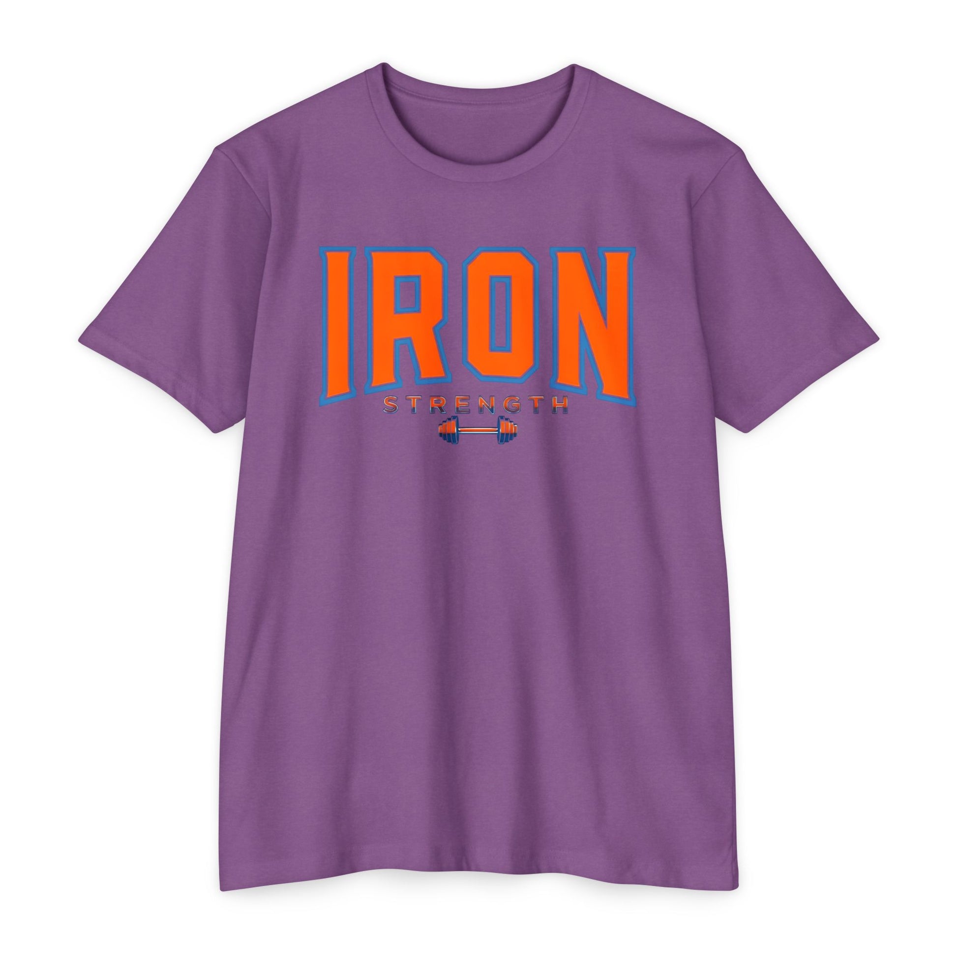Iron Strength Unisex T-Shirt | Workout Tee, Gym Apparel, Fitness Gift, Activewear, Motivational Shirt