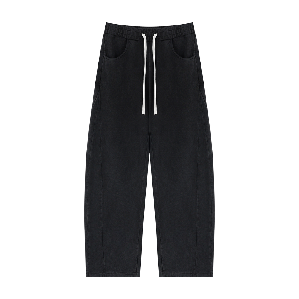 Unisex Mineral Wash Barrel Sweatpants