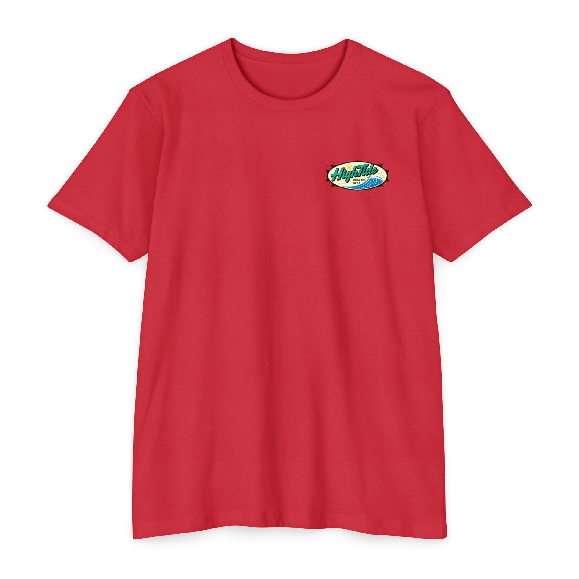 High Tide Unisex CVC Jersey T-Shirt, Coastal Summer Wear, Beach Vibes Tee, Perfect for Vacation, Unisex Gift for Ocean Lovers