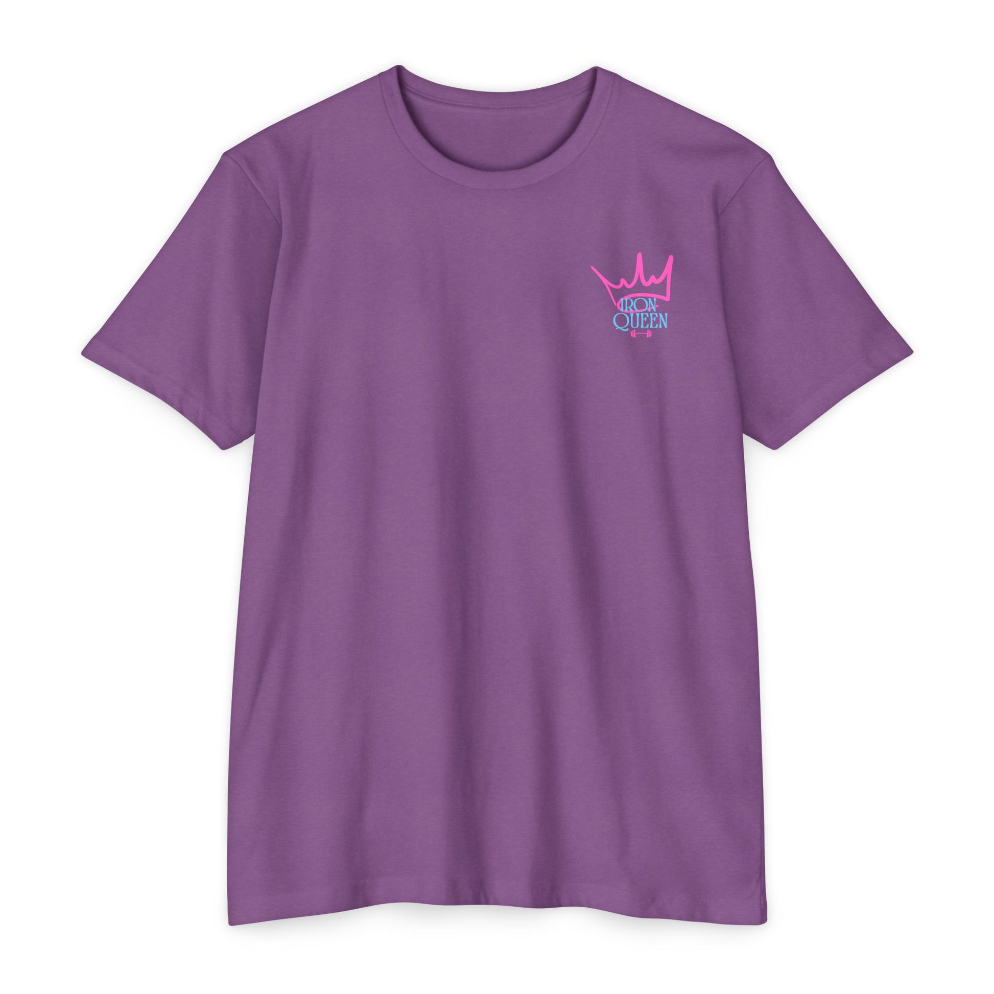 Empowering Iron Queen T-shirt, Fitness Apparel, Workout Motivator, Gift for Gym Lovers, Casual Wear, Unisex Activewear