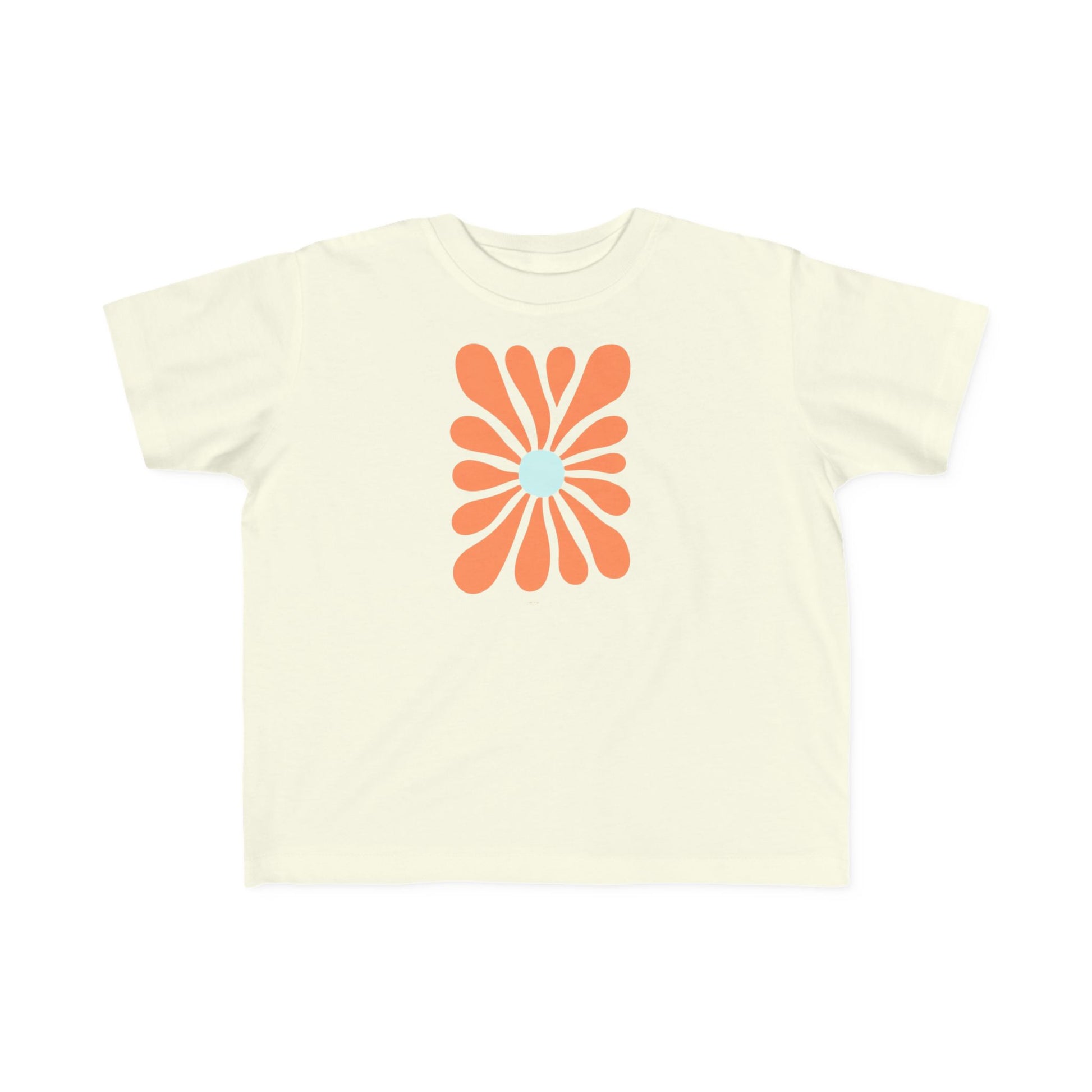 Toddler's Retro Floral Tee, Cute Kids T-Shirt, Toddler Gifts, Vintage Style Kids Apparel, Summer Fashion for Little Ones