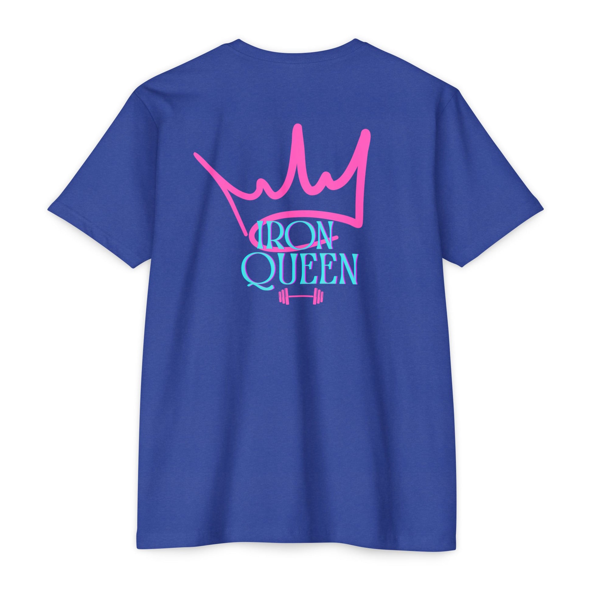 Empowering Iron Queen T-shirt, Fitness Apparel, Workout Motivator, Gift for Gym Lovers, Casual Wear, Unisex Activewear