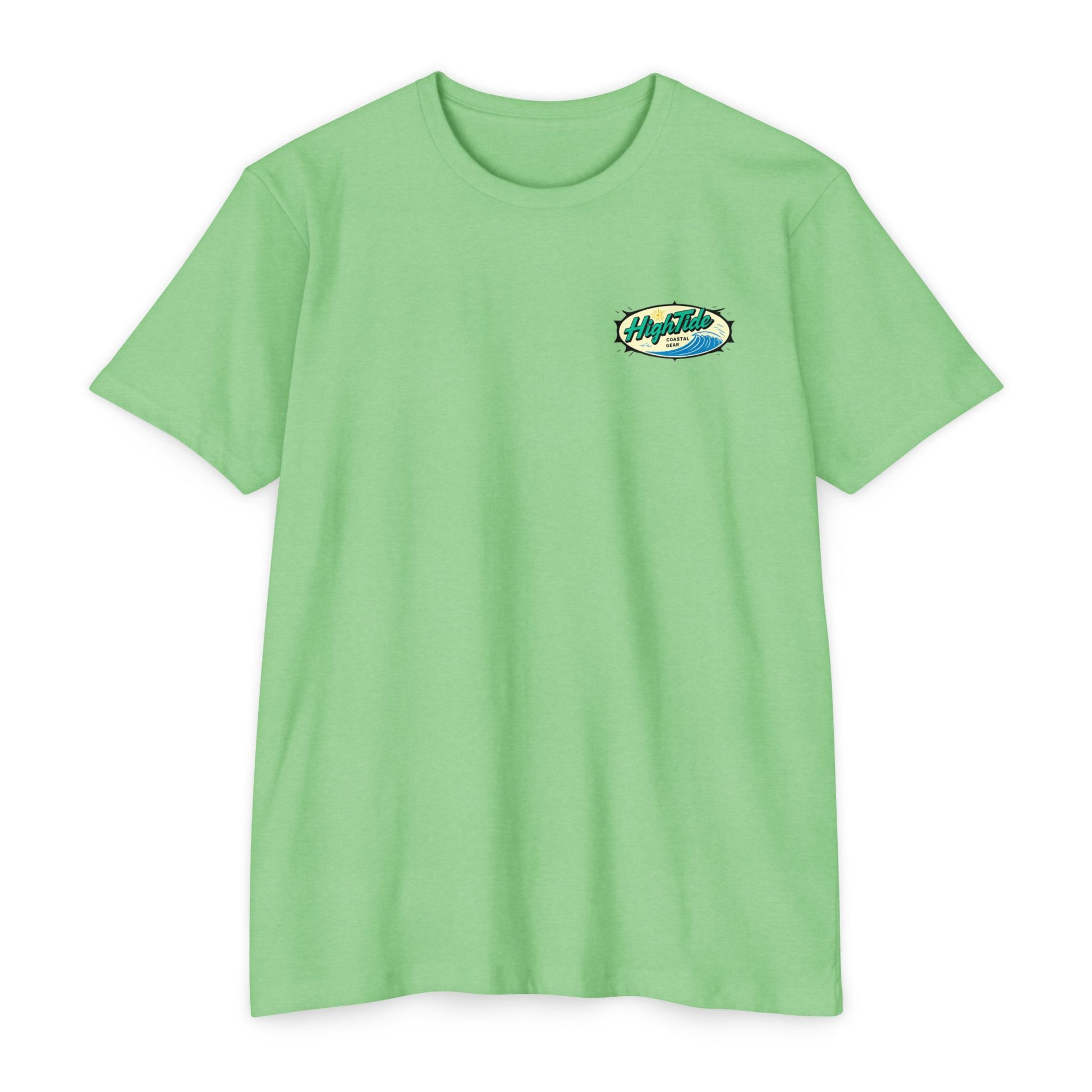 High Tide Unisex CVC Jersey T-Shirt, Coastal Summer Wear, Beach Vibes Tee, Perfect for Vacation, Unisex Gift for Ocean Lovers