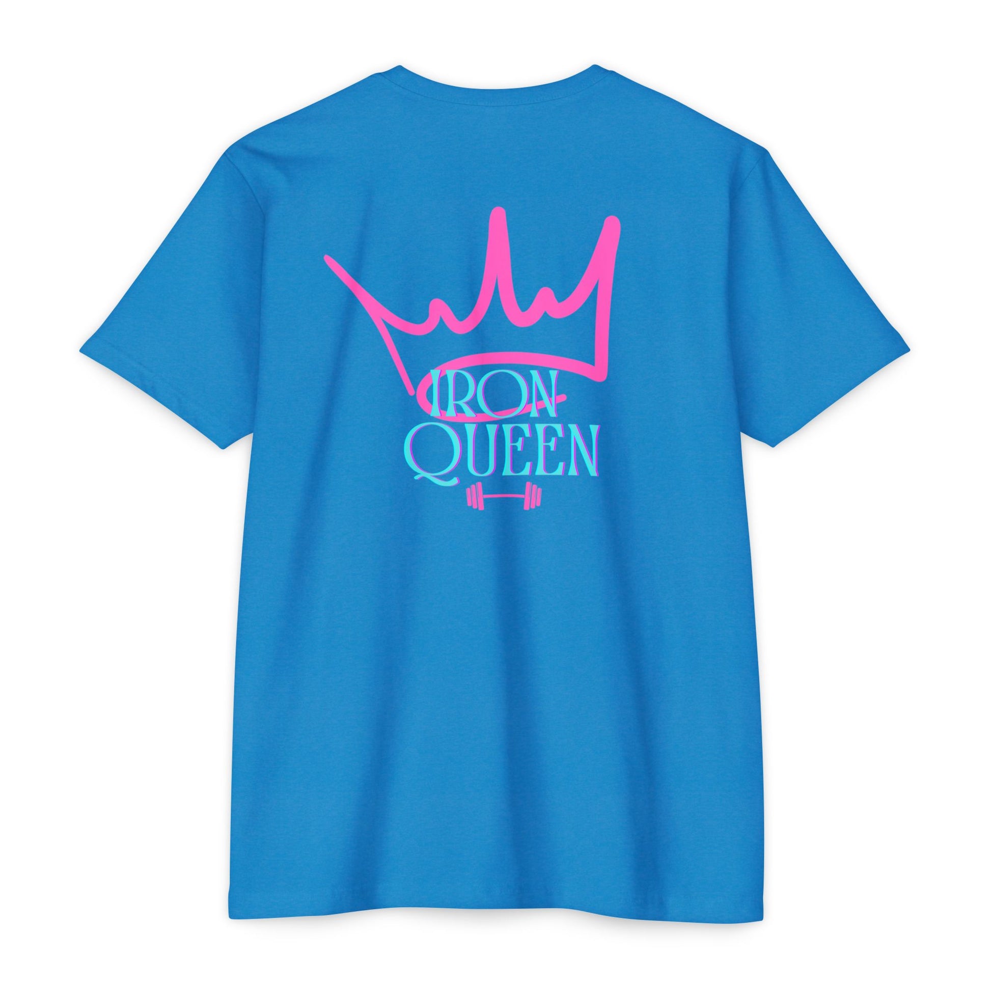 Empowering Iron Queen T-shirt, Fitness Apparel, Workout Motivator, Gift for Gym Lovers, Casual Wear, Unisex Activewear