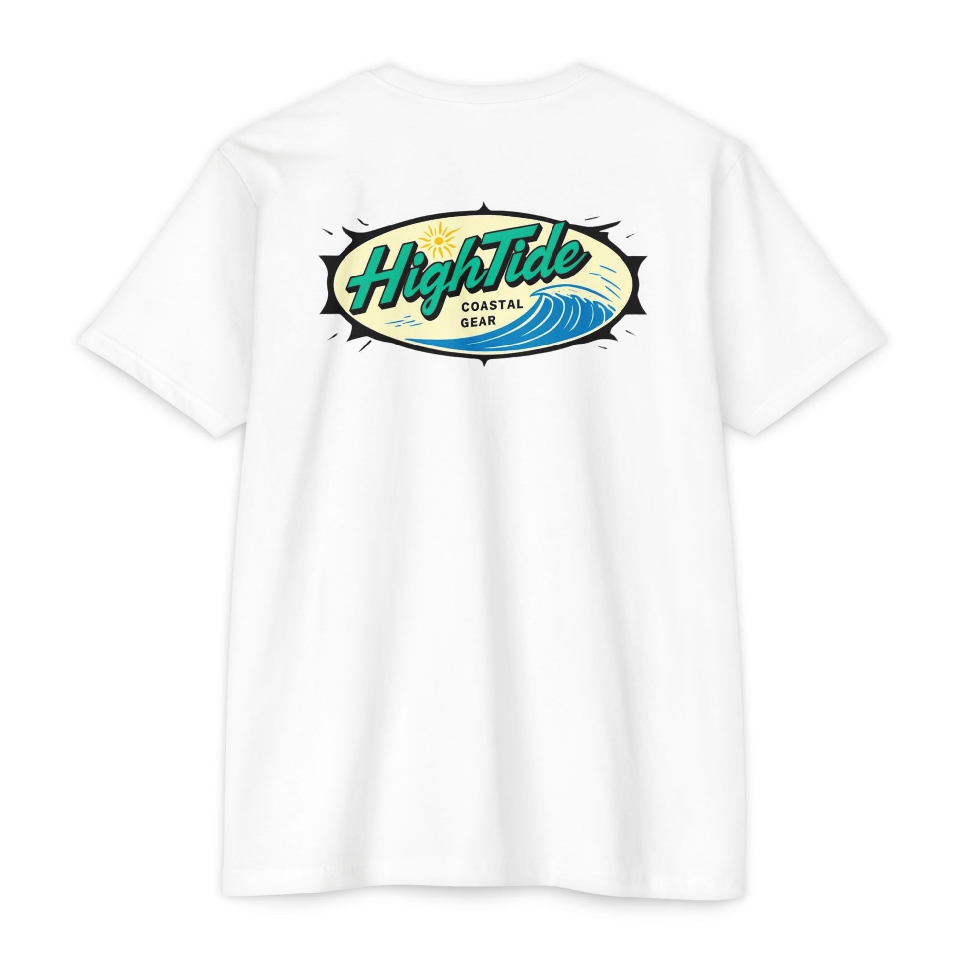 High Tide Unisex CVC Jersey T-Shirt, Coastal Summer Wear, Beach Vibes Tee, Perfect for Vacation, Unisex Gift for Ocean Lovers