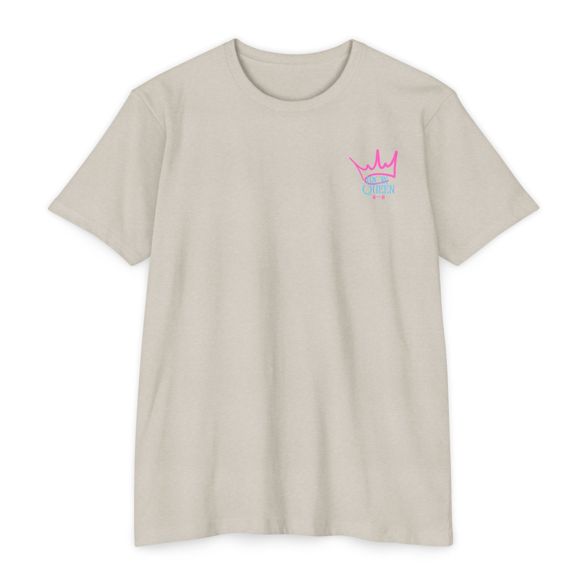 Empowering Iron Queen T-shirt, Fitness Apparel, Workout Motivator, Gift for Gym Lovers, Casual Wear, Unisex Activewear