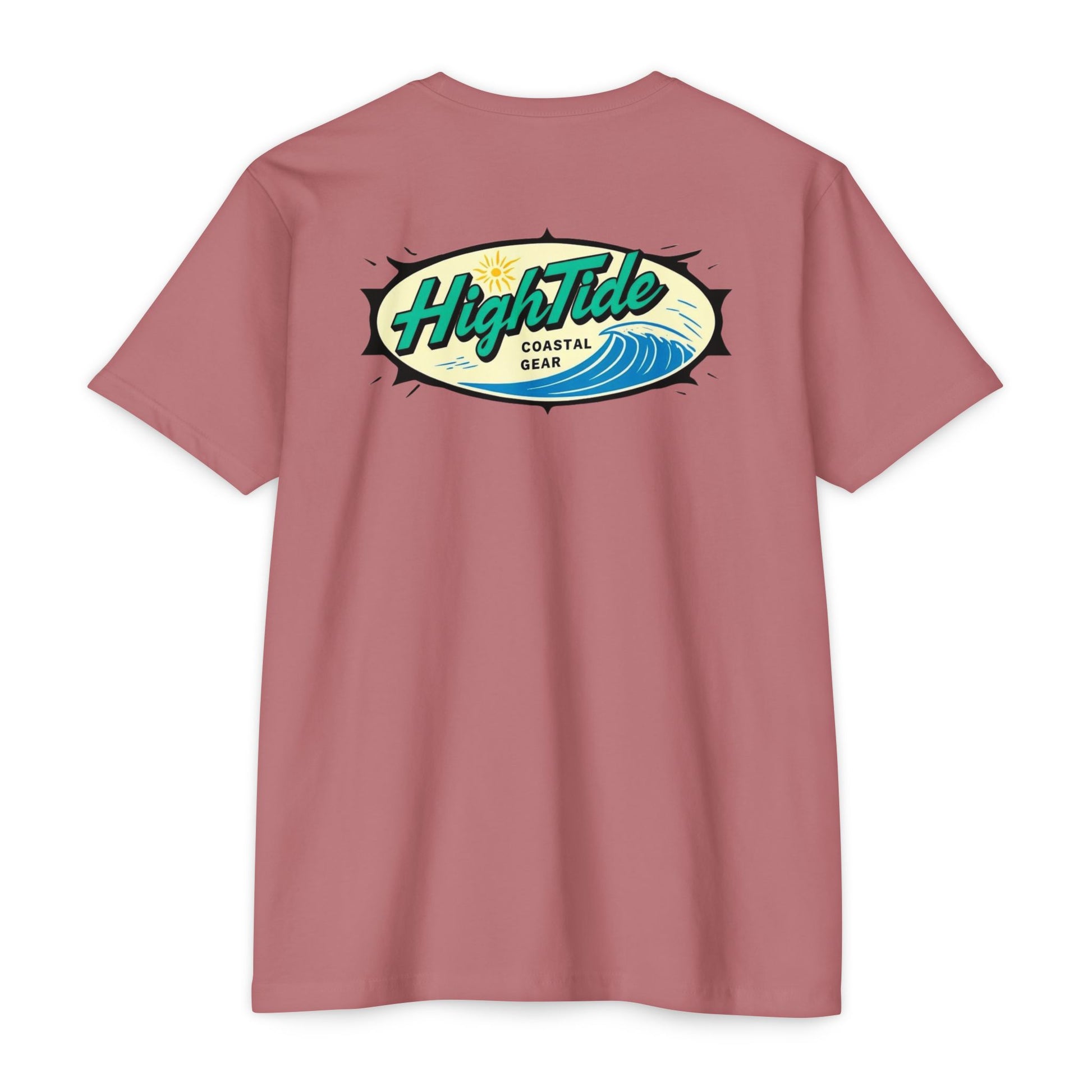 High Tide Unisex CVC Jersey T-Shirt, Coastal Summer Wear, Beach Vibes Tee, Perfect for Vacation, Unisex Gift for Ocean Lovers