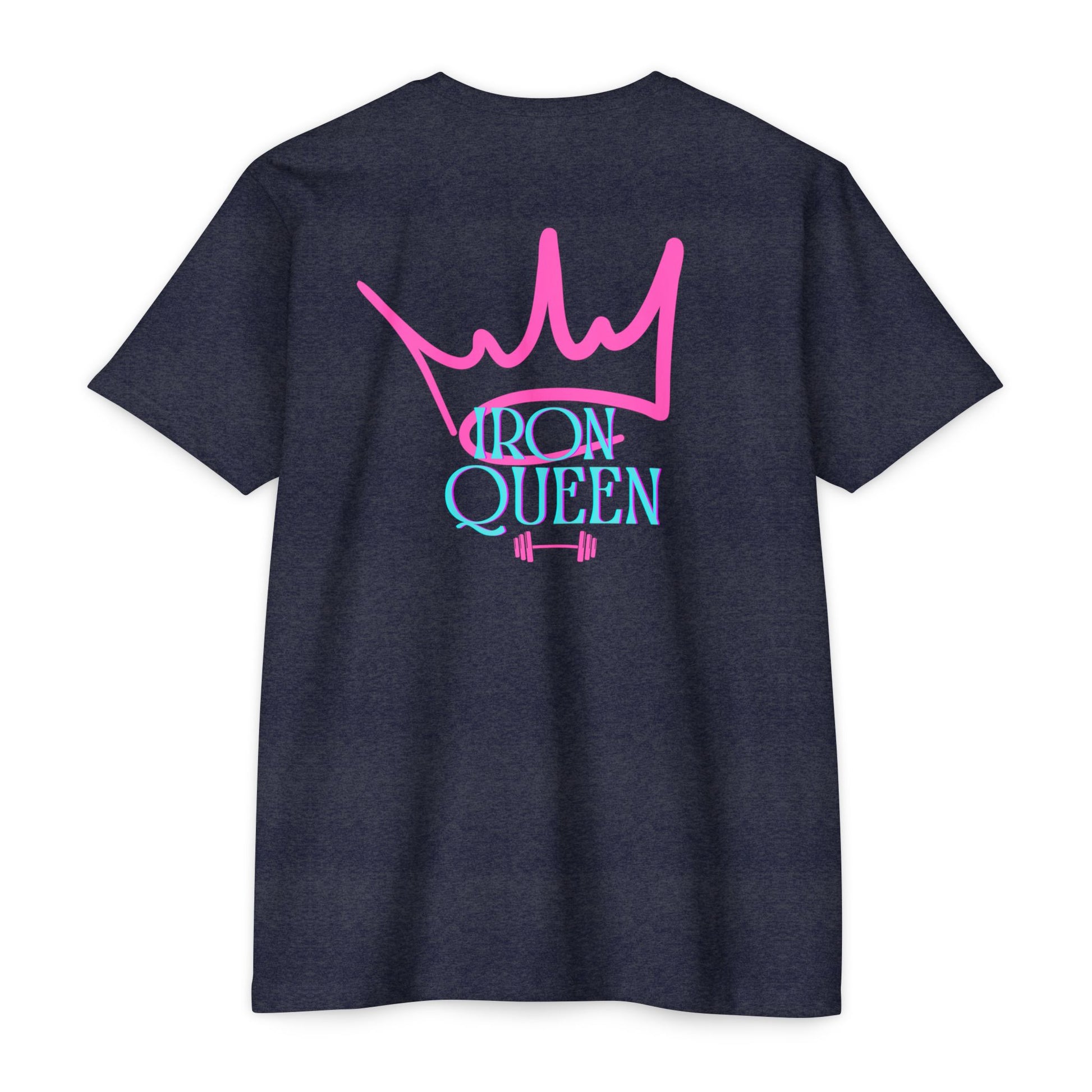 Empowering Iron Queen T-shirt, Fitness Apparel, Workout Motivator, Gift for Gym Lovers, Casual Wear, Unisex Activewear