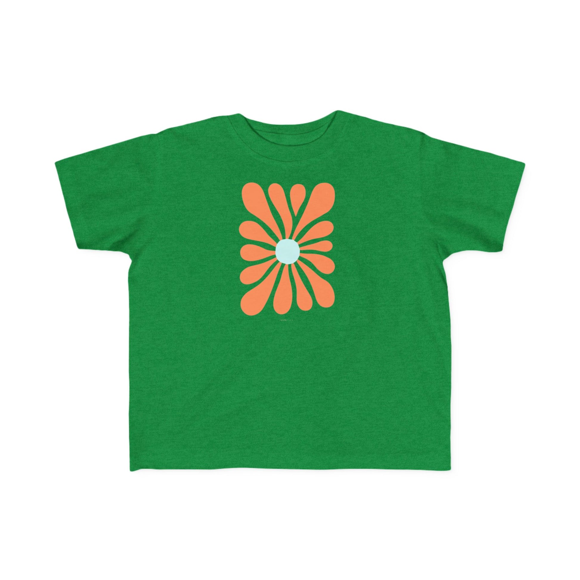 Toddler's Retro Floral Tee, Cute Kids T-Shirt, Toddler Gifts, Vintage Style Kids Apparel, Summer Fashion for Little Ones