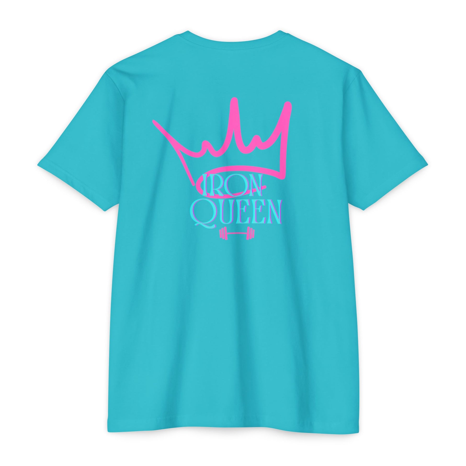 Empowering Iron Queen T-shirt, Fitness Apparel, Workout Motivator, Gift for Gym Lovers, Casual Wear, Unisex Activewear