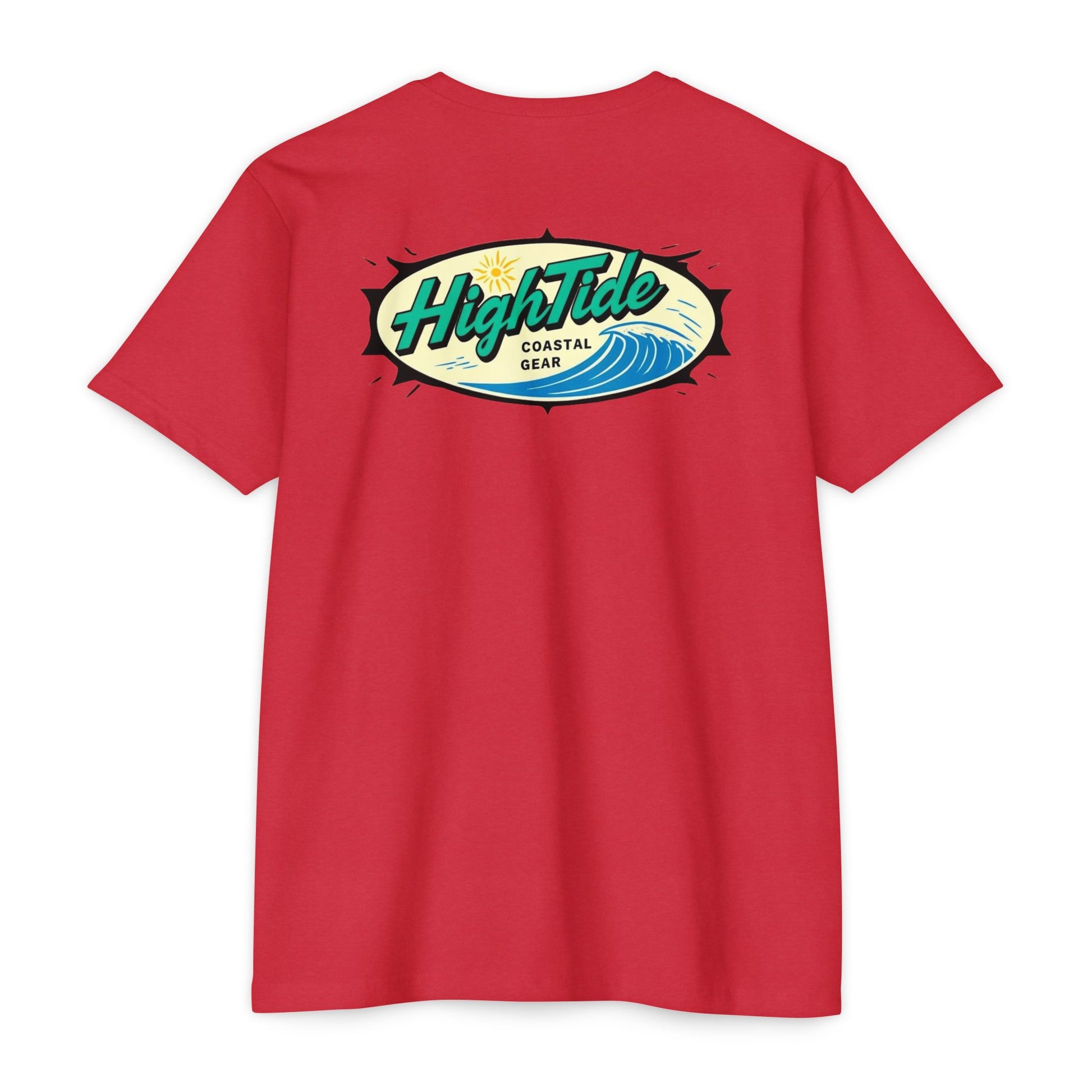 High Tide Unisex CVC Jersey T-Shirt, Coastal Summer Wear, Beach Vibes Tee, Perfect for Vacation, Unisex Gift for Ocean Lovers