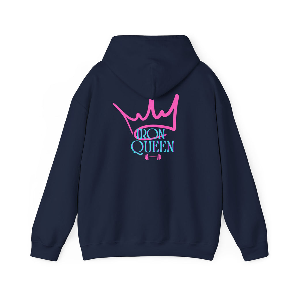 Crown Queen Hoodie, Motivational Sweatshirt for Women, Gym Apparel, Gift for Fitness Lovers, Cute Workout Top, Self-Care Clothing