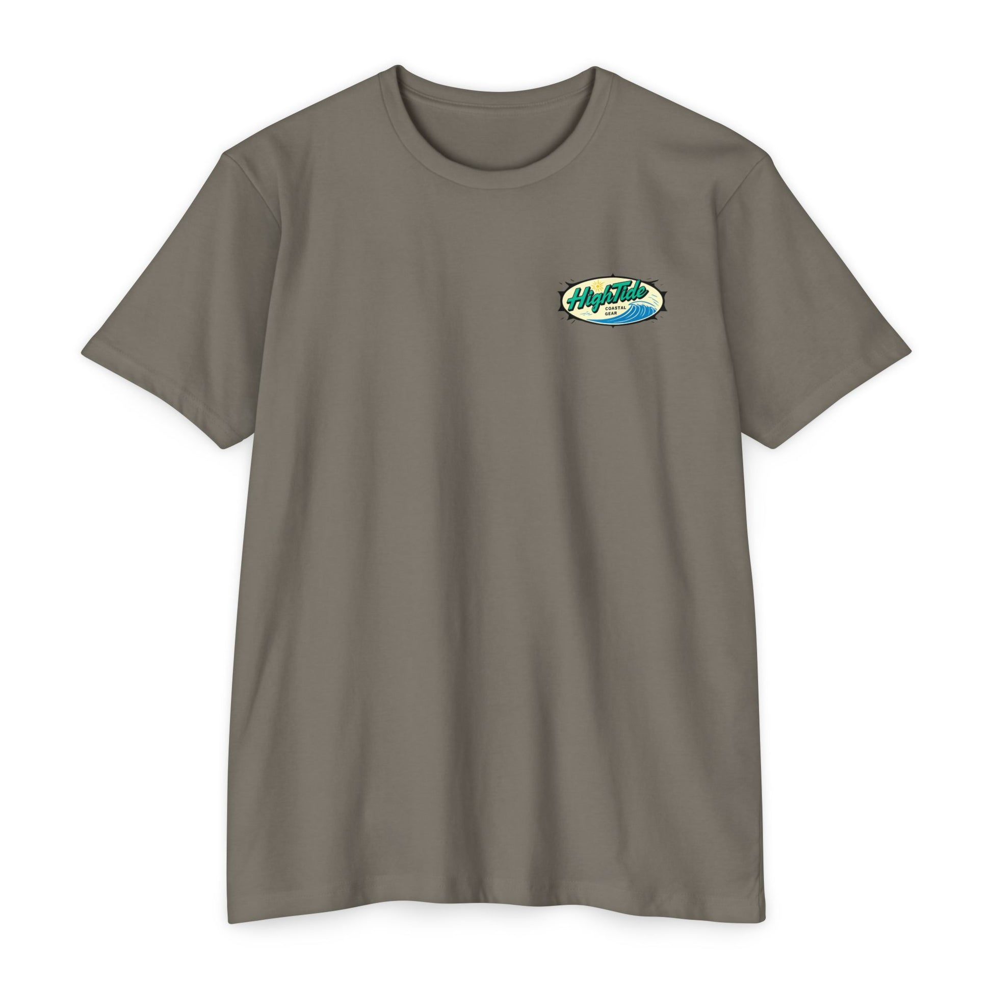 High Tide Unisex CVC Jersey T-Shirt, Coastal Summer Wear, Beach Vibes Tee, Perfect for Vacation, Unisex Gift for Ocean Lovers