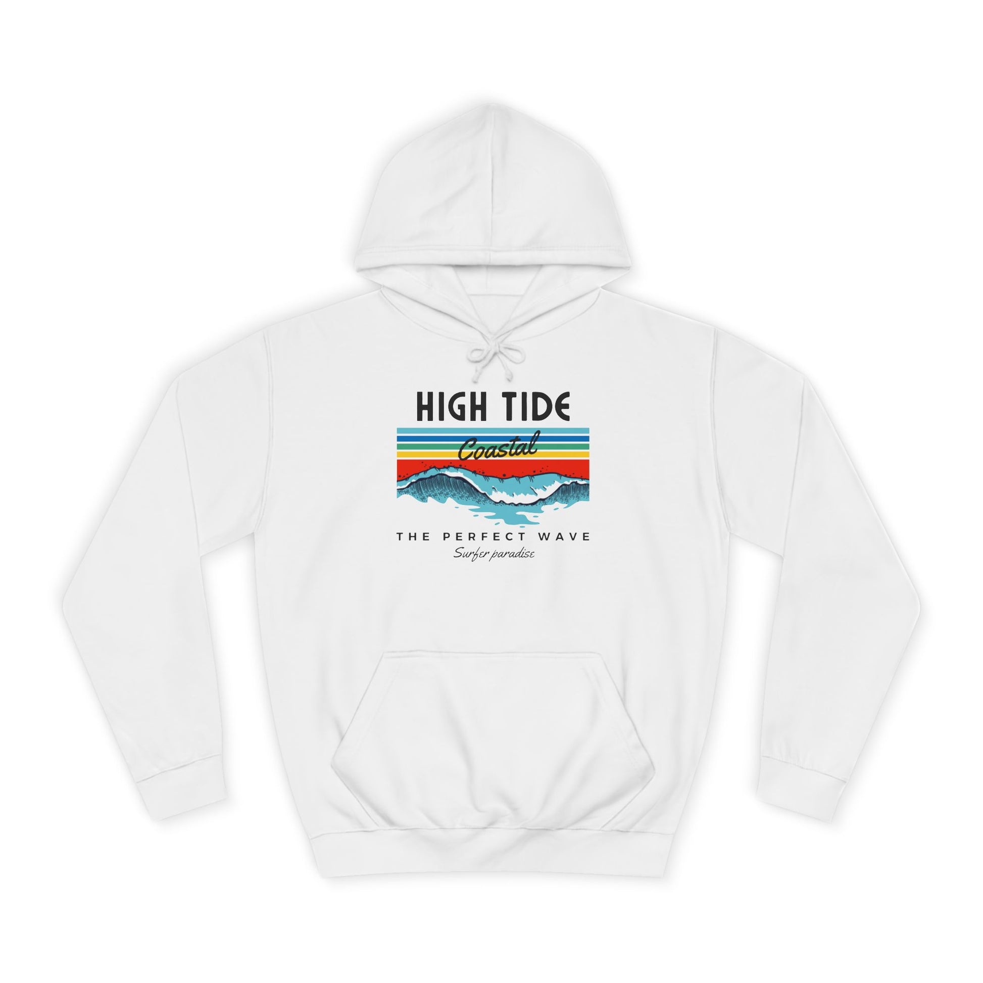 High Tide Unisex Hoodie | College Spirit Wear, Beach Vibes, Casual Apparel, Cozy Gift for Students, Summer Wardrobe