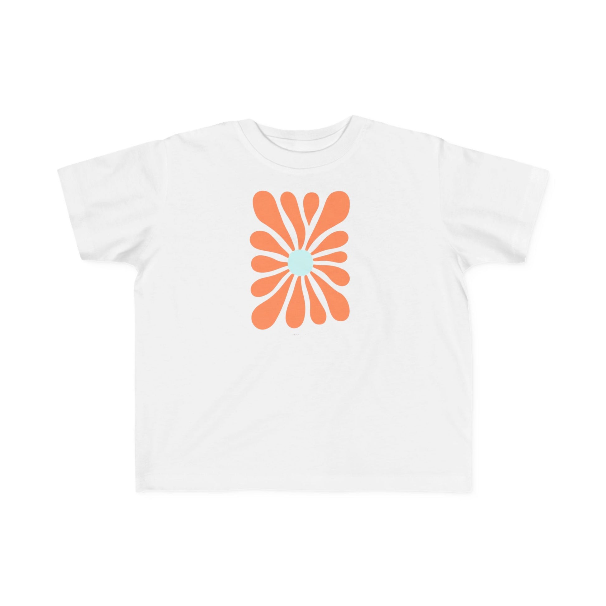 Toddler's Retro Floral Tee, Cute Kids T-Shirt, Toddler Gifts, Vintage Style Kids Apparel, Summer Fashion for Little Ones