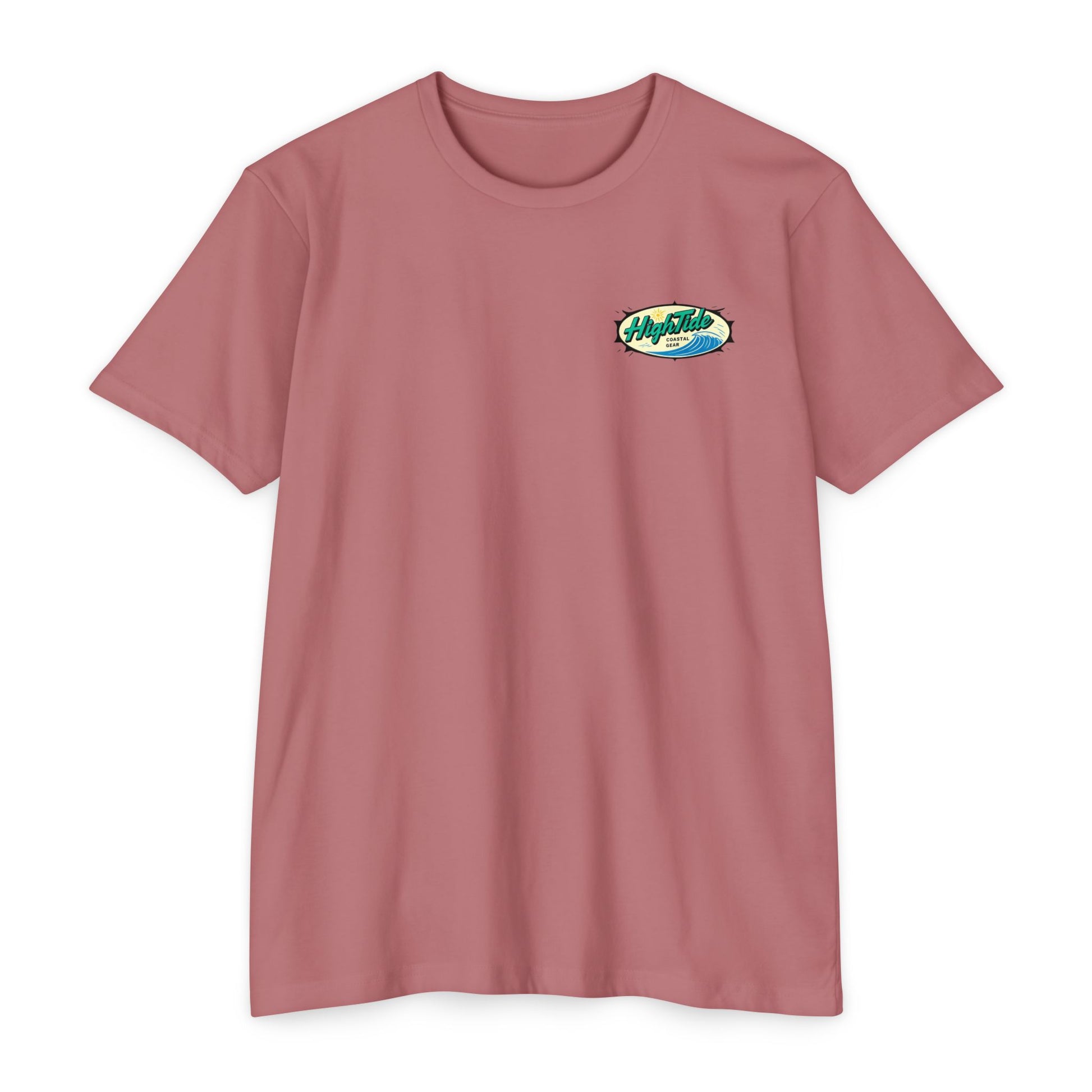 High Tide Unisex CVC Jersey T-Shirt, Coastal Summer Wear, Beach Vibes Tee, Perfect for Vacation, Unisex Gift for Ocean Lovers