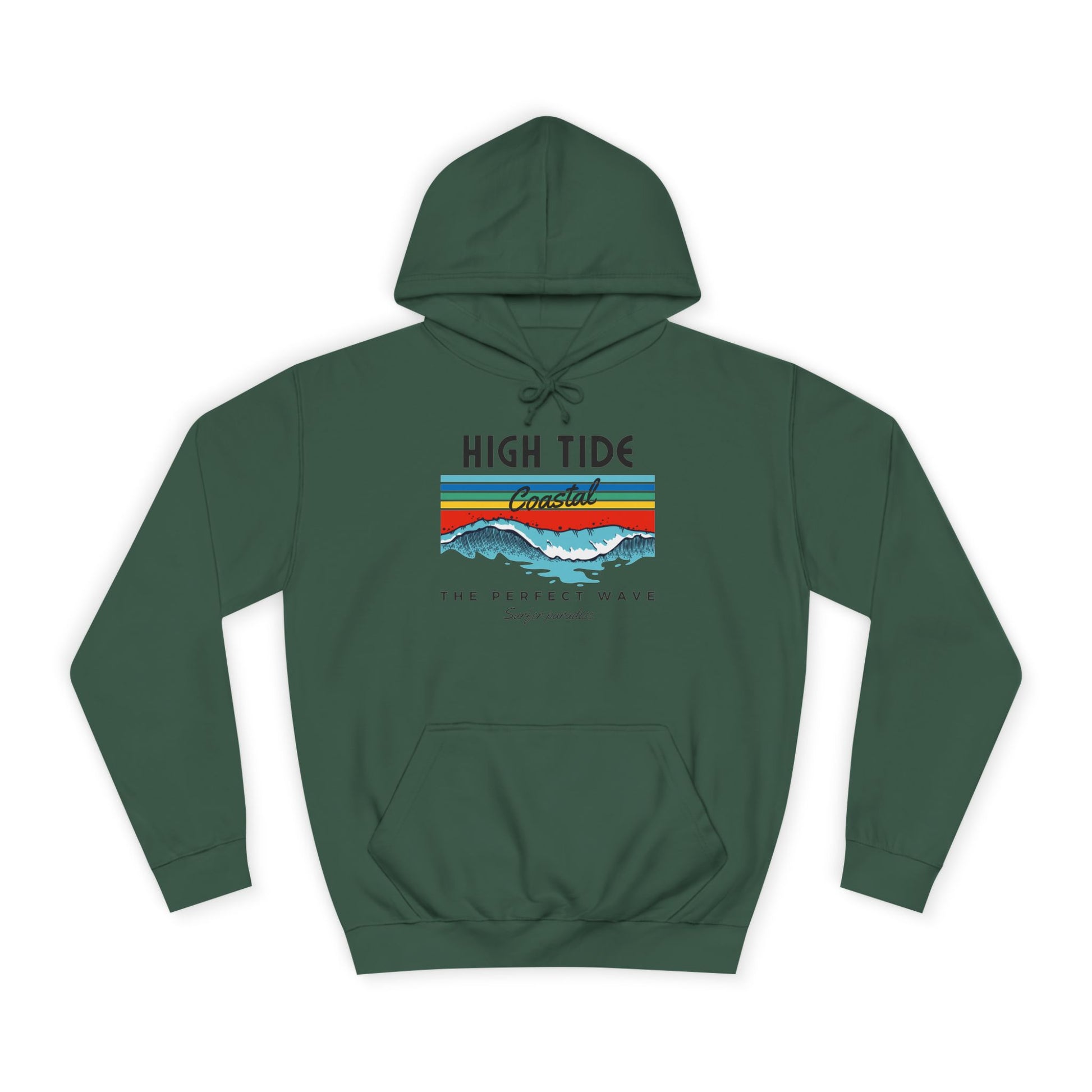High Tide Unisex Hoodie | College Spirit Wear, Beach Vibes, Casual Apparel, Cozy Gift for Students, Summer Wardrobe