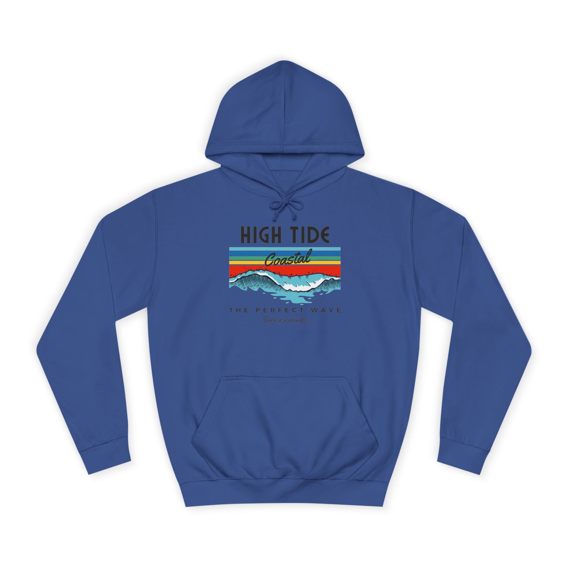 High Tide Unisex Hoodie | College Spirit Wear, Beach Vibes, Casual Apparel, Cozy Gift for Students, Summer Wardrobe