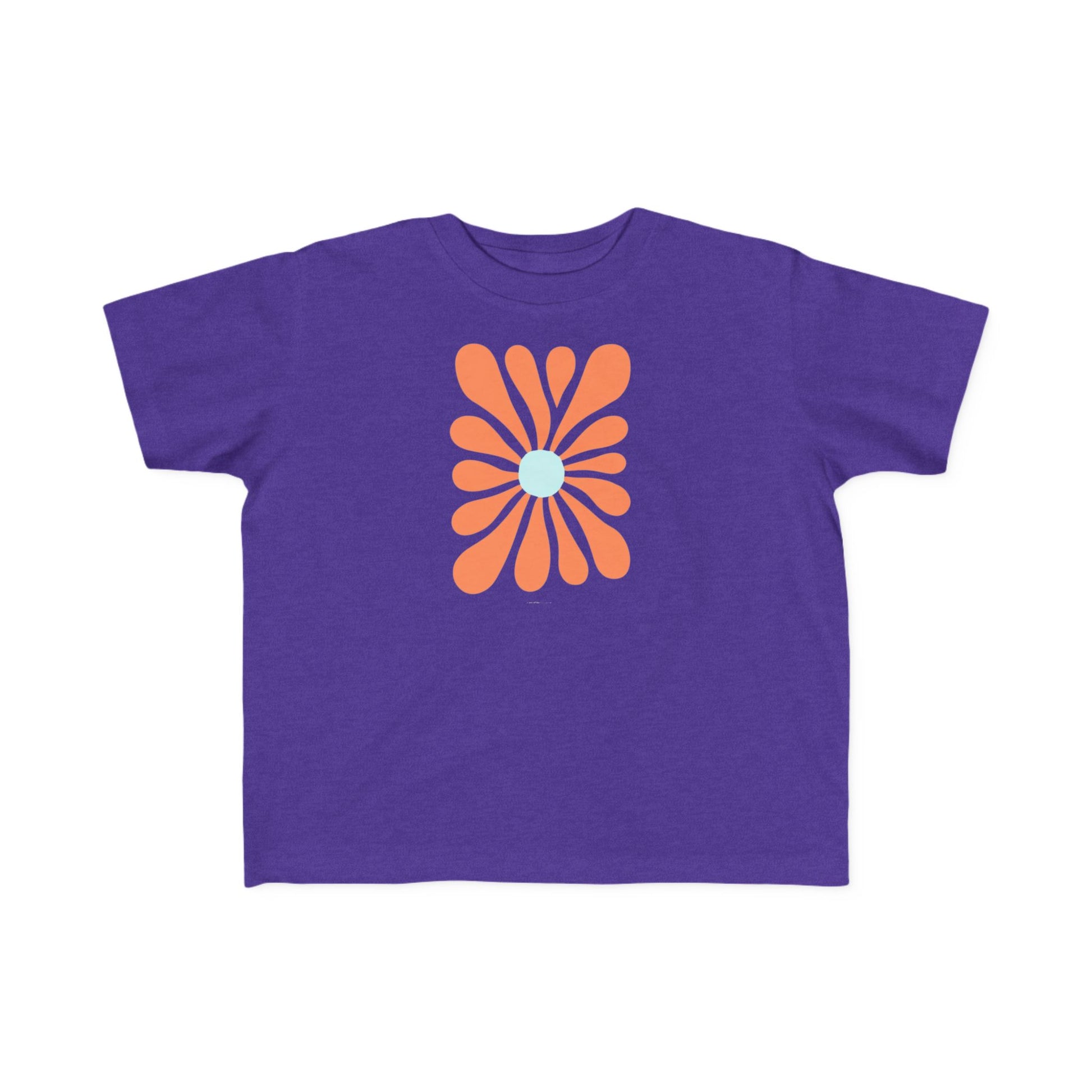 Toddler's Retro Floral Tee, Cute Kids T-Shirt, Toddler Gifts, Vintage Style Kids Apparel, Summer Fashion for Little Ones