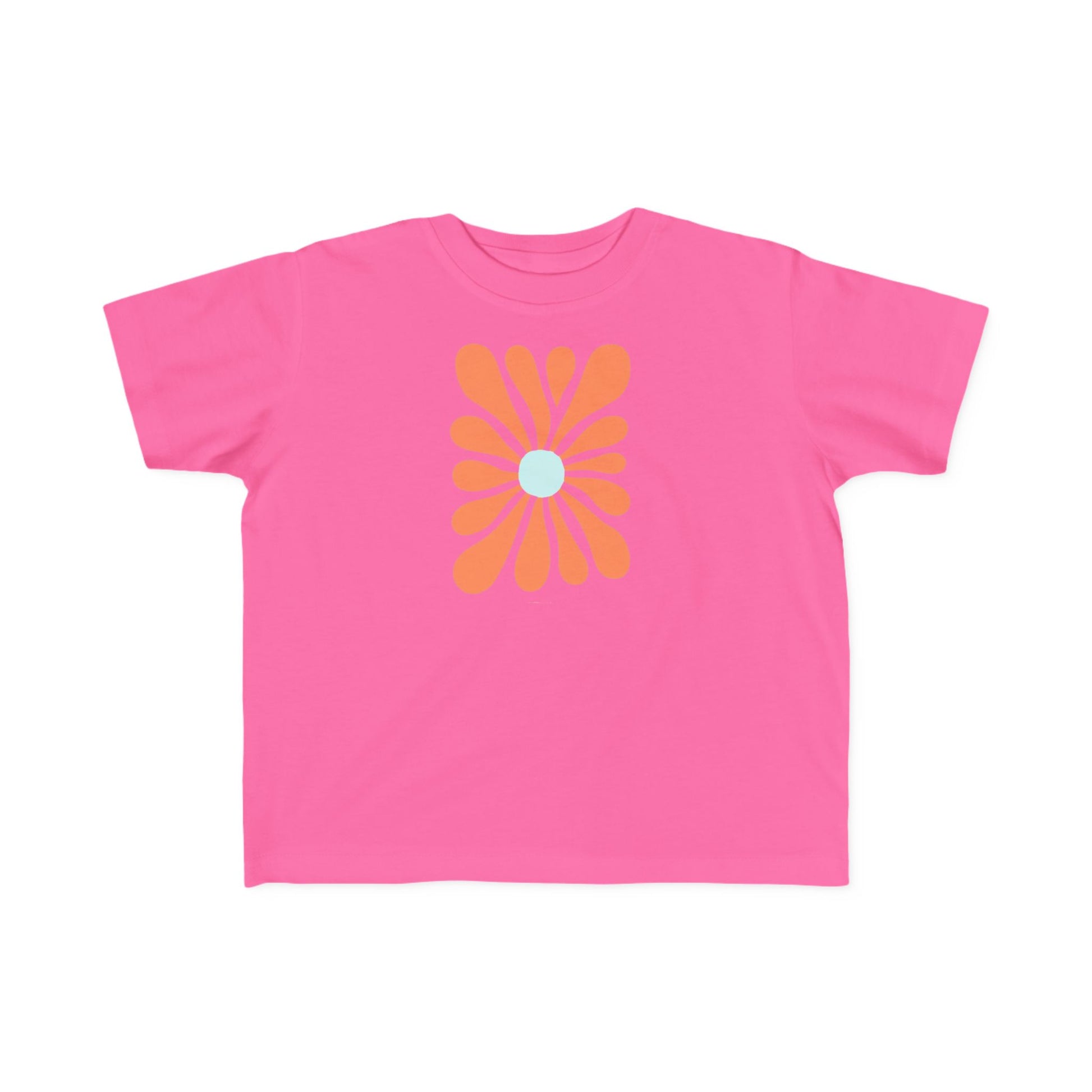 Toddler's Retro Floral Tee, Cute Kids T-Shirt, Toddler Gifts, Vintage Style Kids Apparel, Summer Fashion for Little Ones