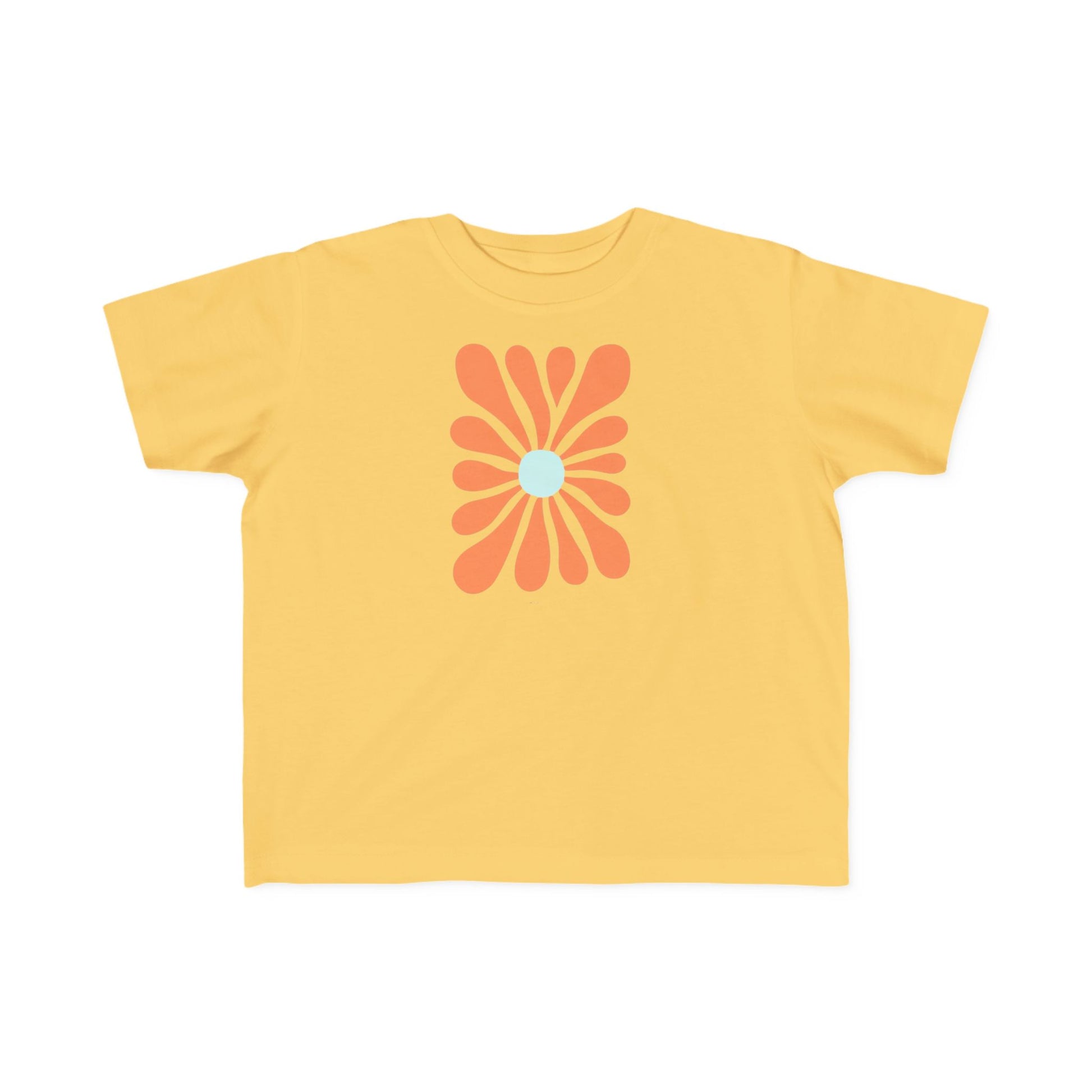 Toddler's Retro Floral Tee, Cute Kids T-Shirt, Toddler Gifts, Vintage Style Kids Apparel, Summer Fashion for Little Ones