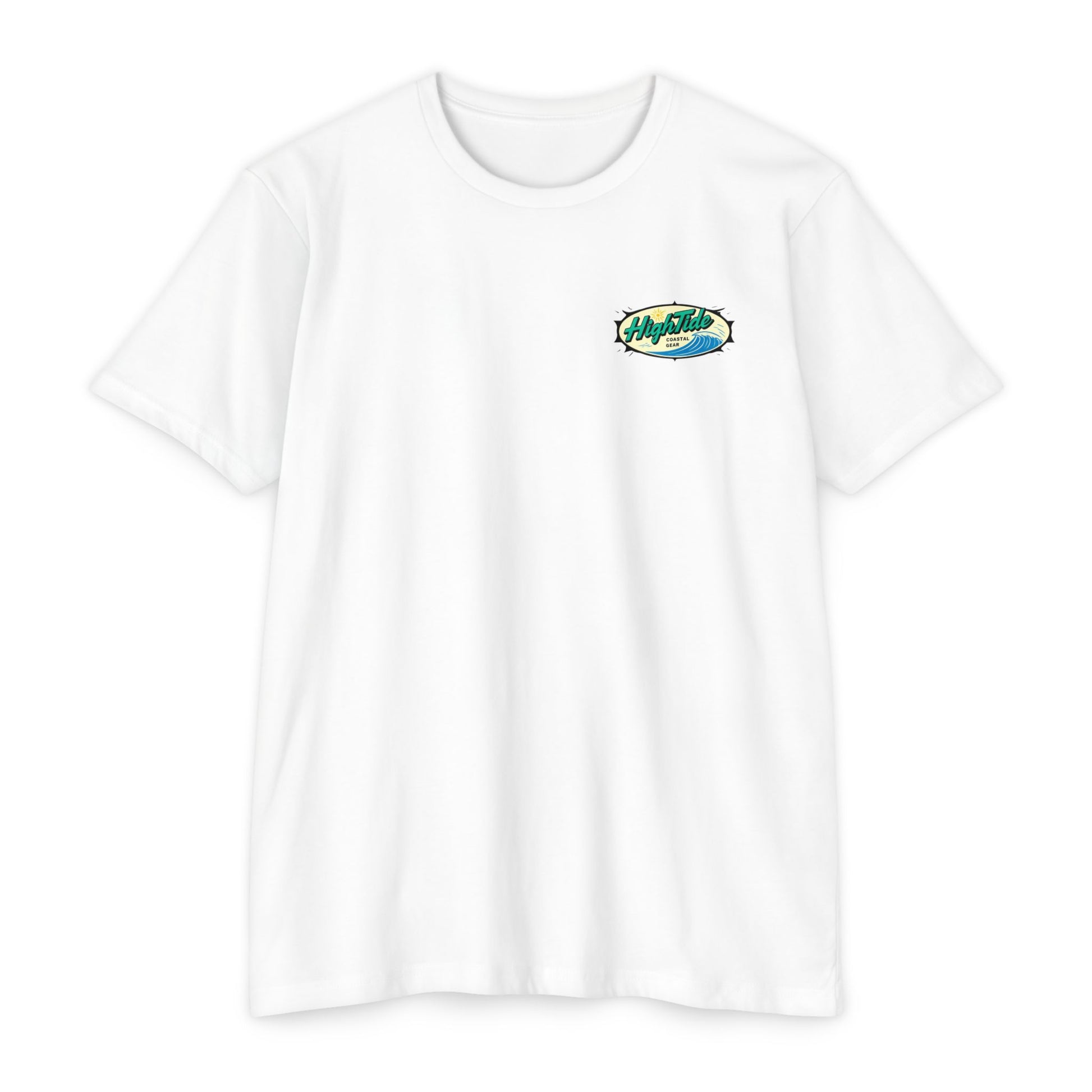 High Tide Unisex CVC Jersey T-Shirt, Coastal Summer Wear, Beach Vibes Tee, Perfect for Vacation, Unisex Gift for Ocean Lovers