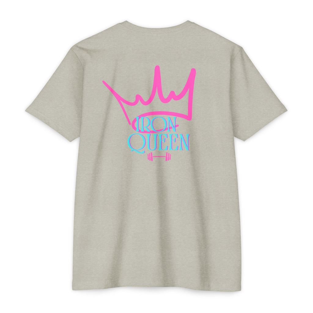 Empowering Iron Queen T-shirt, Fitness Apparel, Workout Motivator, Gift for Gym Lovers, Casual Wear, Unisex Activewear