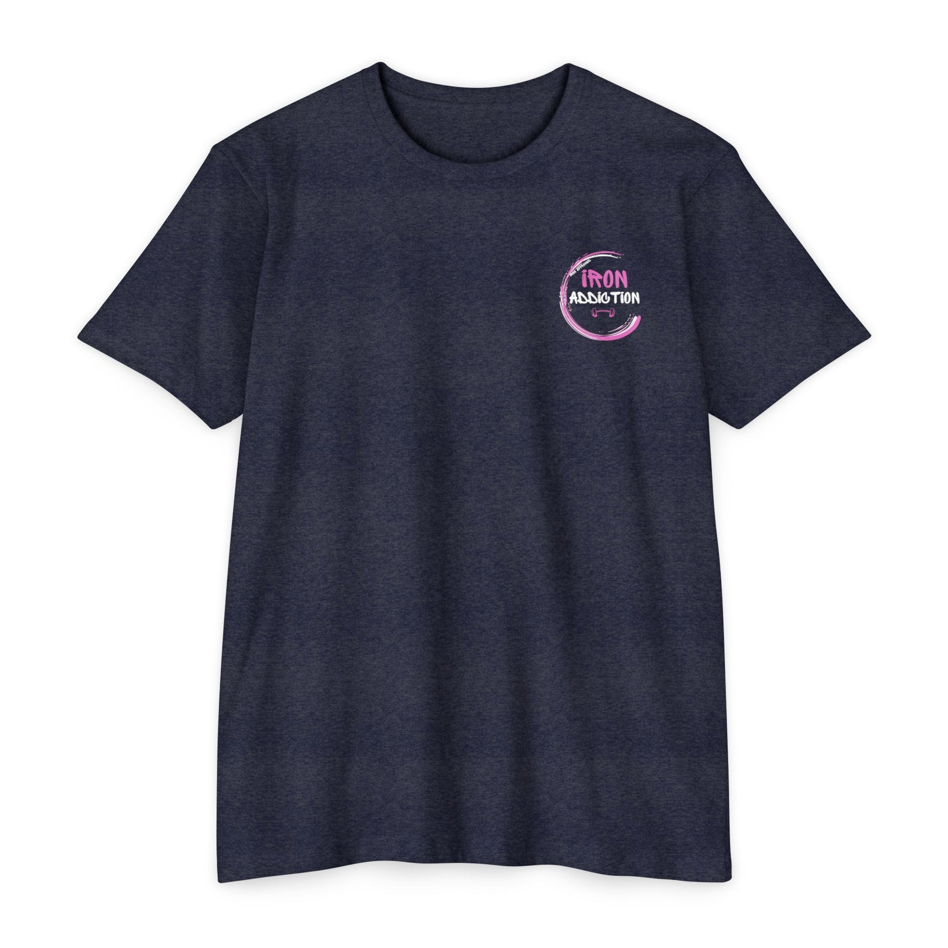 Unisex Iron Addiction Fitness T-Shirt, Gym Shirt, Workout Top, Casual Wear, Gift for Fitness Enthusiasts, Motivational Apparel
