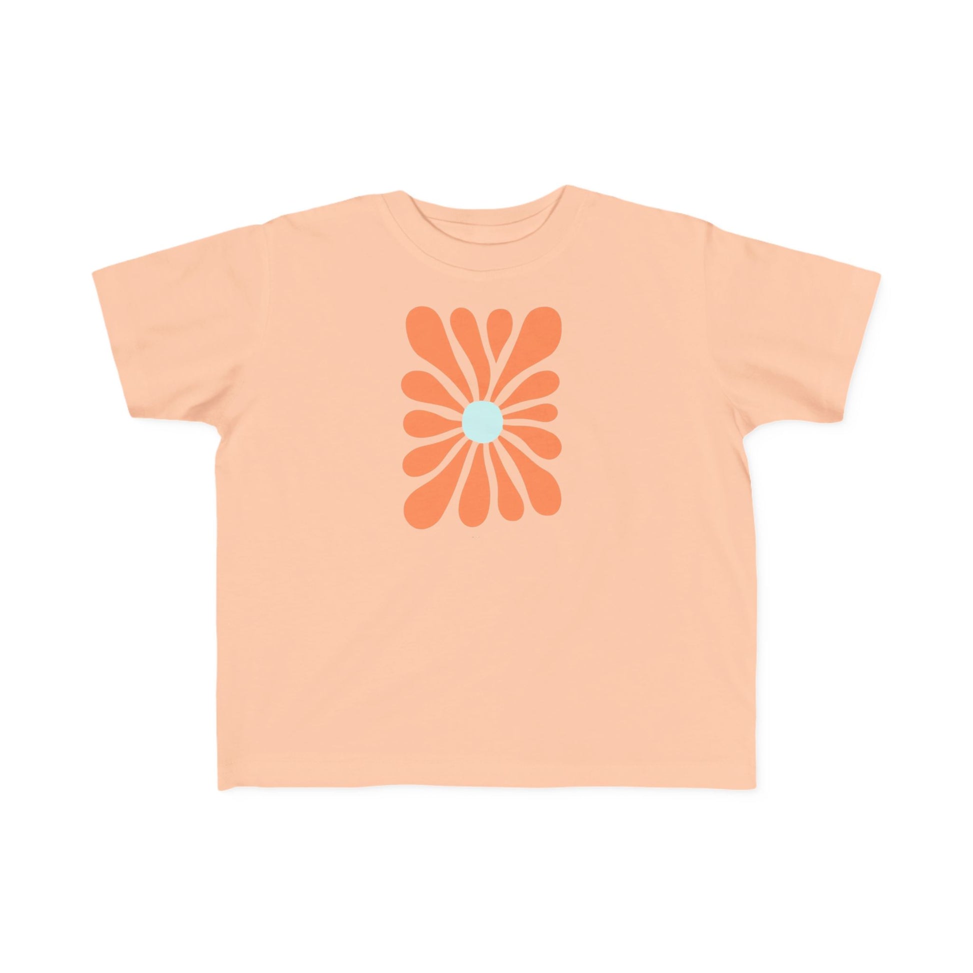 Toddler's Retro Floral Tee, Cute Kids T-Shirt, Toddler Gifts, Vintage Style Kids Apparel, Summer Fashion for Little Ones