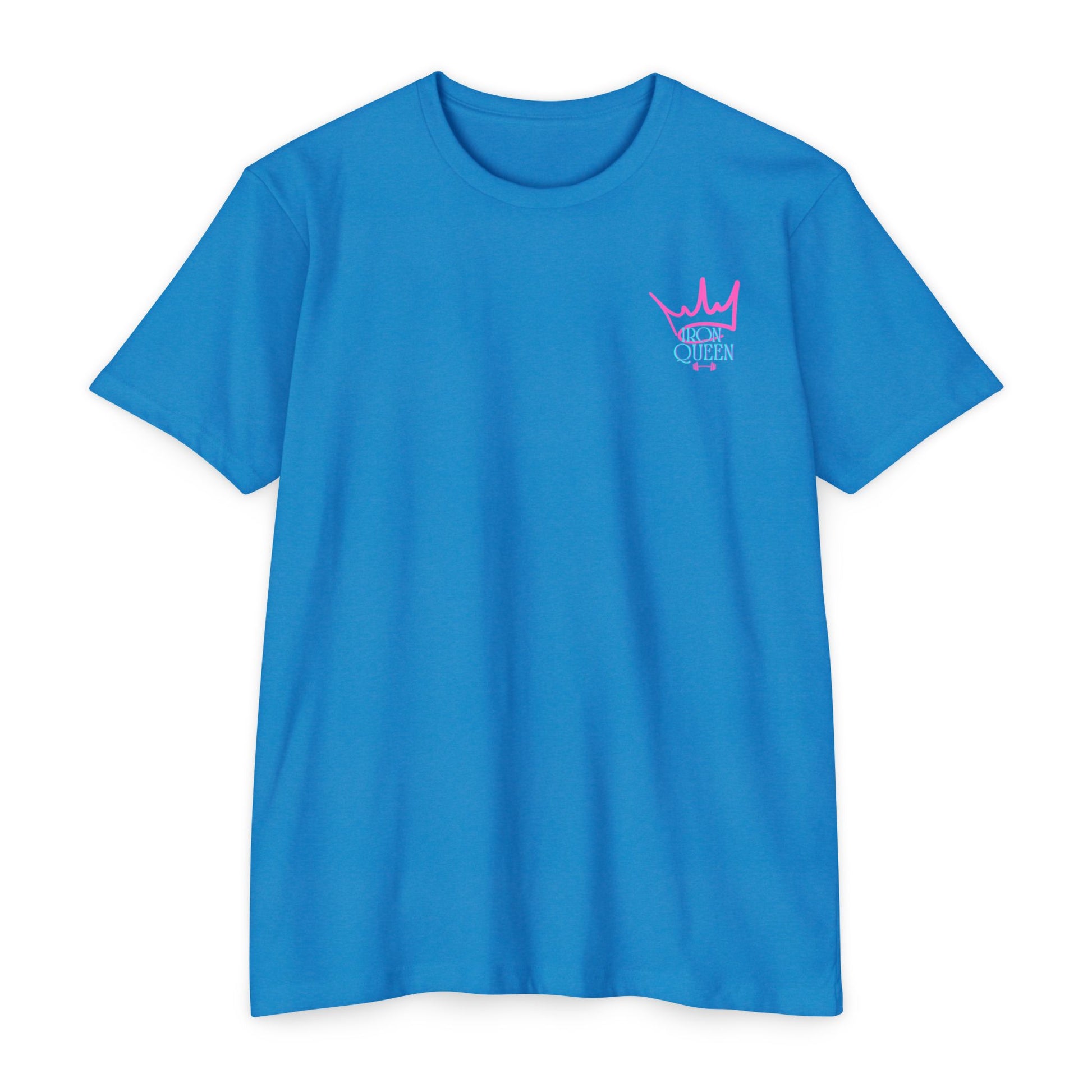 Empowering Iron Queen T-shirt, Fitness Apparel, Workout Motivator, Gift for Gym Lovers, Casual Wear, Unisex Activewear