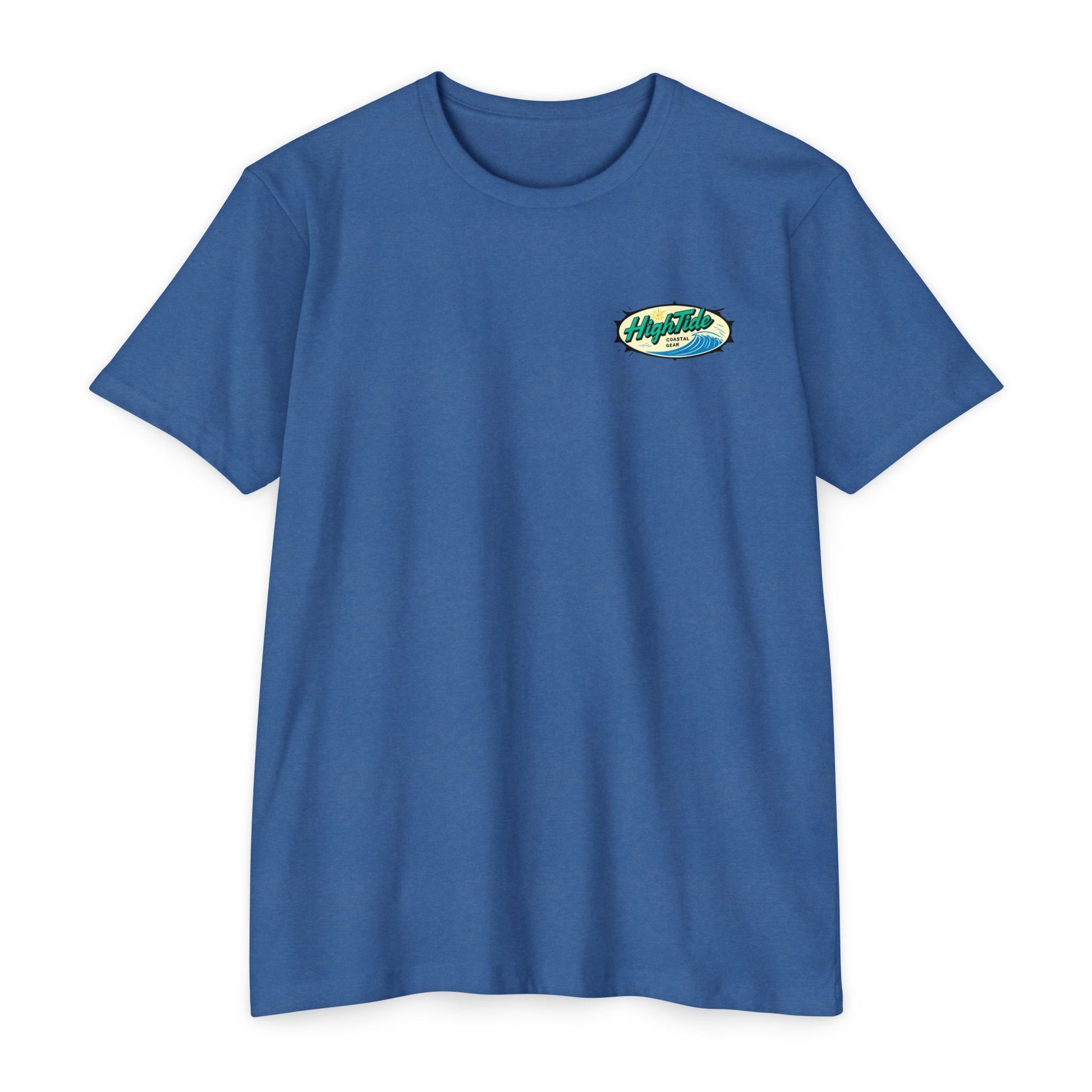 High Tide Unisex CVC Jersey T-Shirt, Coastal Summer Wear, Beach Vibes Tee, Perfect for Vacation, Unisex Gift for Ocean Lovers
