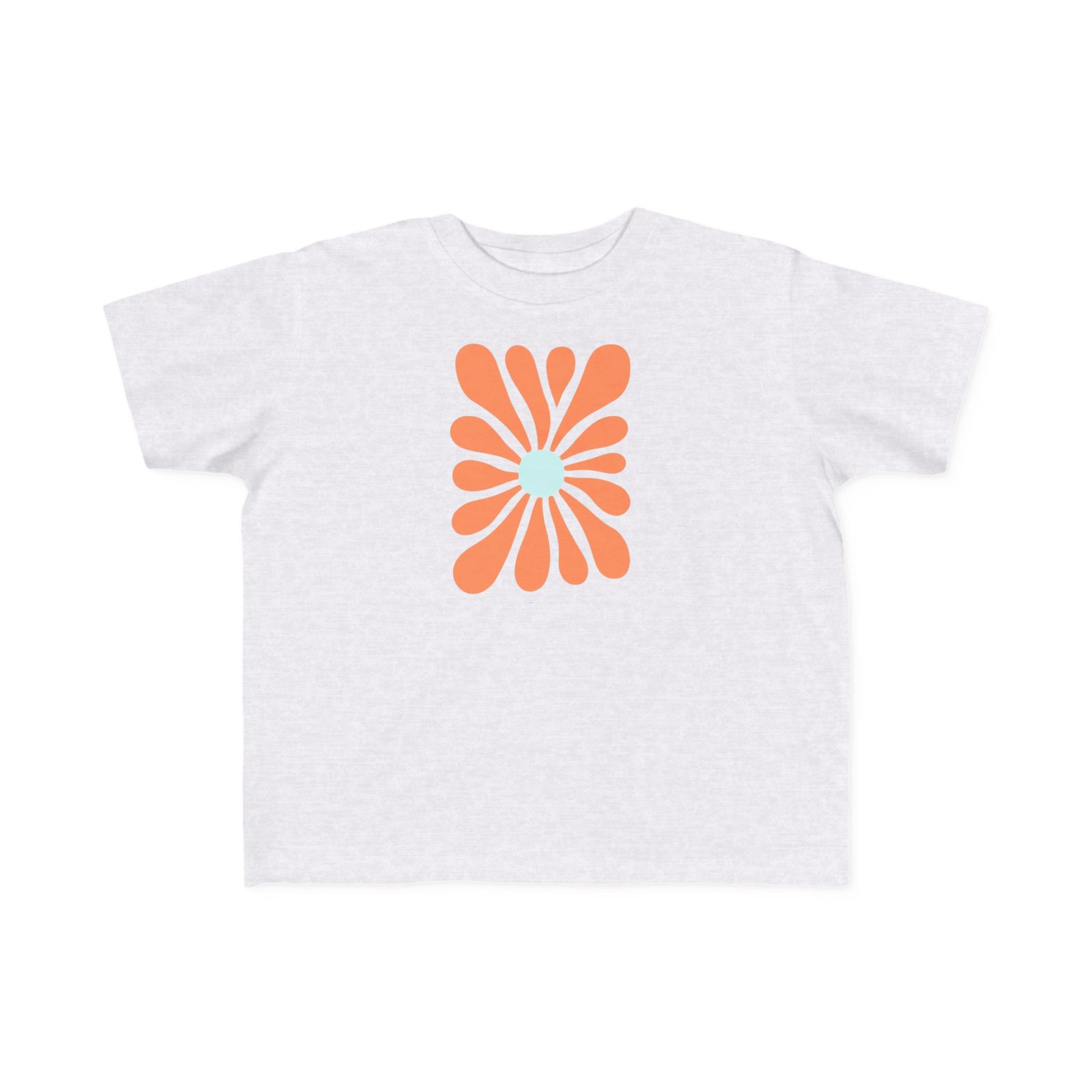 Toddler's Retro Floral Tee, Cute Kids T-Shirt, Toddler Gifts, Vintage Style Kids Apparel, Summer Fashion for Little Ones