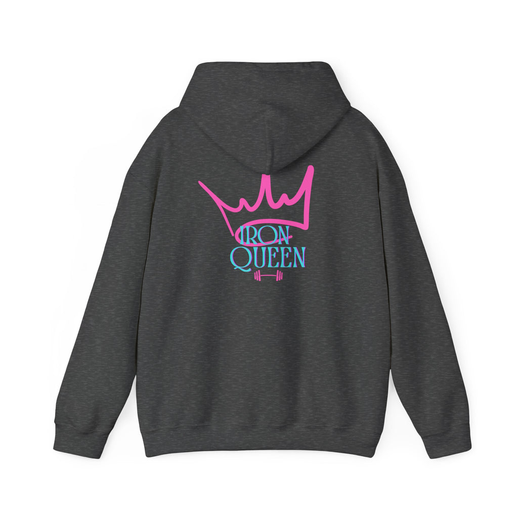 Crown Queen Hoodie, Motivational Sweatshirt for Women, Gym Apparel, Gift for Fitness Lovers, Cute Workout Top, Self-Care Clothing