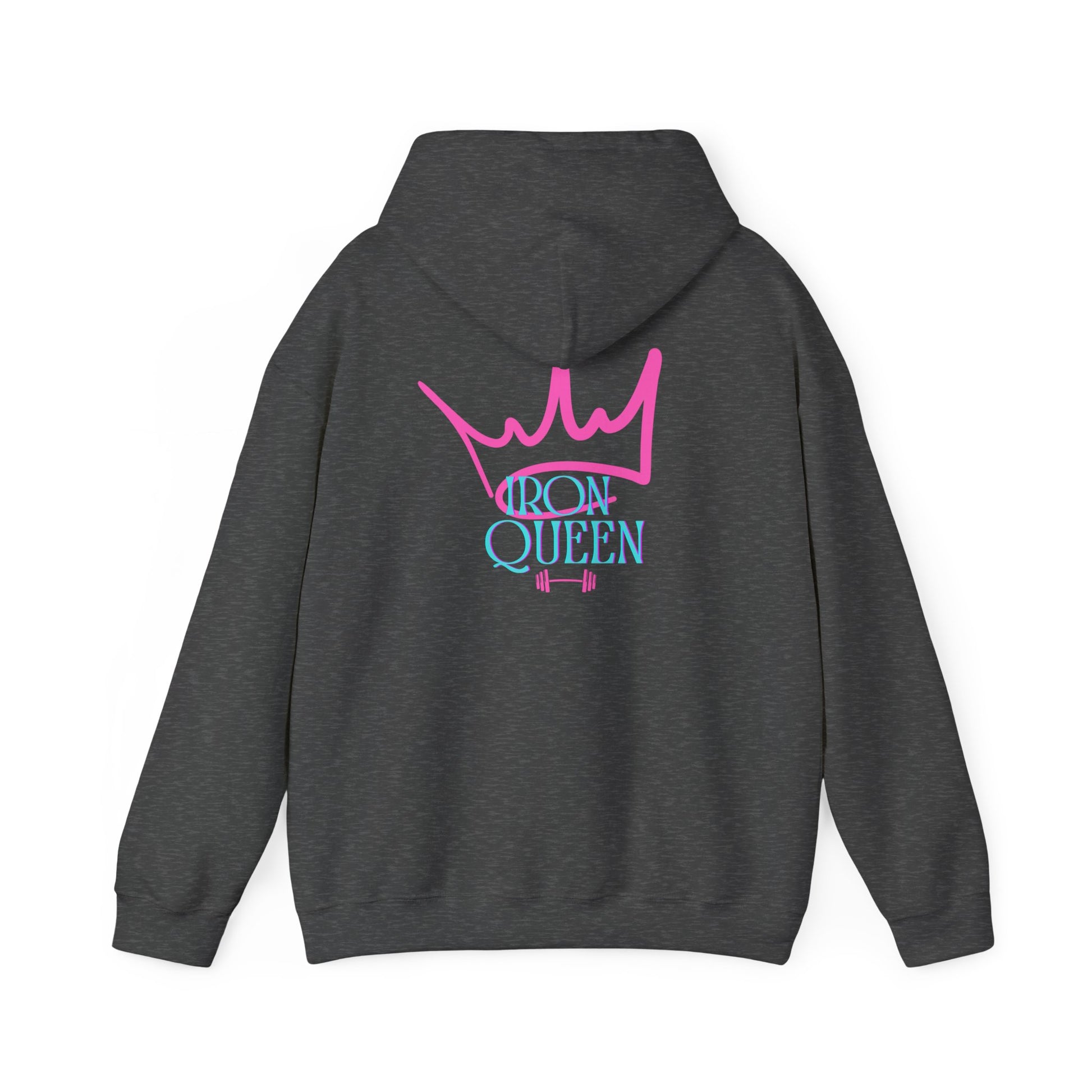 Crown Queen Hoodie, Motivational Sweatshirt for Women, Gym Apparel, Gift for Fitness Lovers, Cute Workout Top, Self-Care Clothing