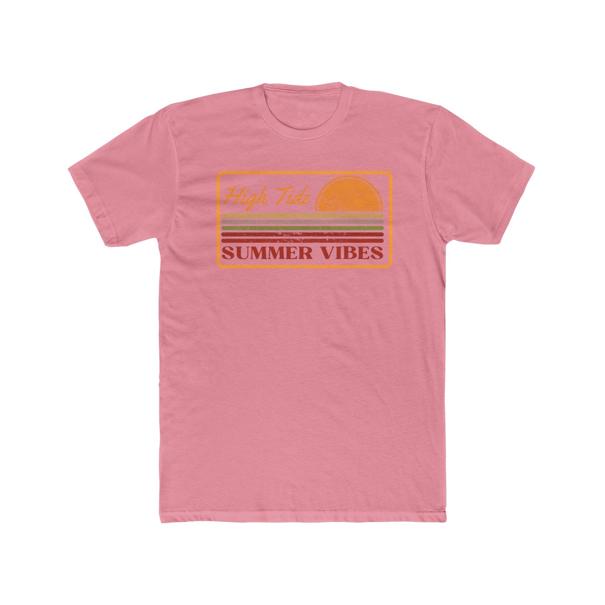 Summer Vibes Unisex Cotton Crew Tee, Beachwear, Vacation Shirt, Casual Outing Top, Gift for Friends, Perfect for Summer Events
