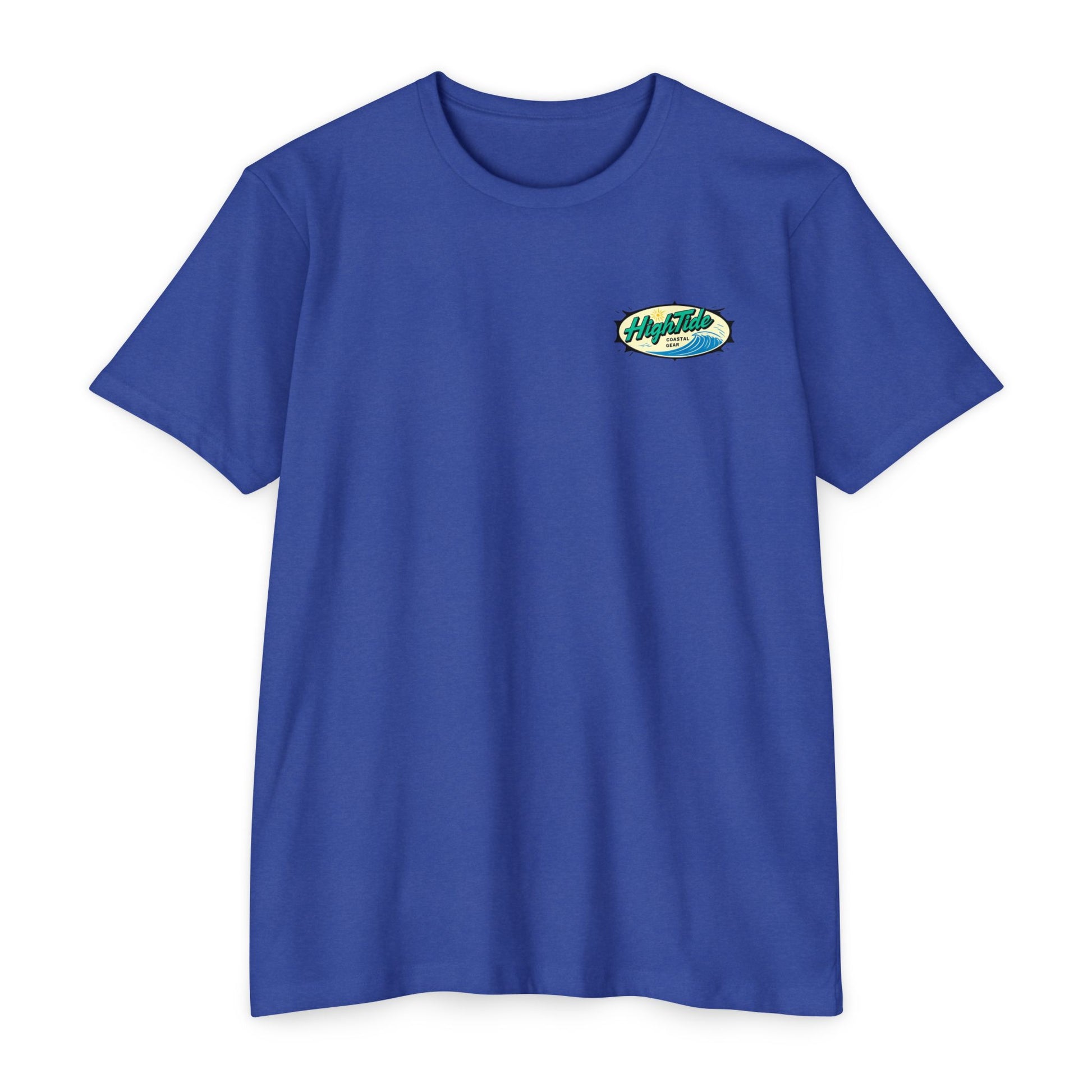High Tide Unisex CVC Jersey T-Shirt, Coastal Summer Wear, Beach Vibes Tee, Perfect for Vacation, Unisex Gift for Ocean Lovers