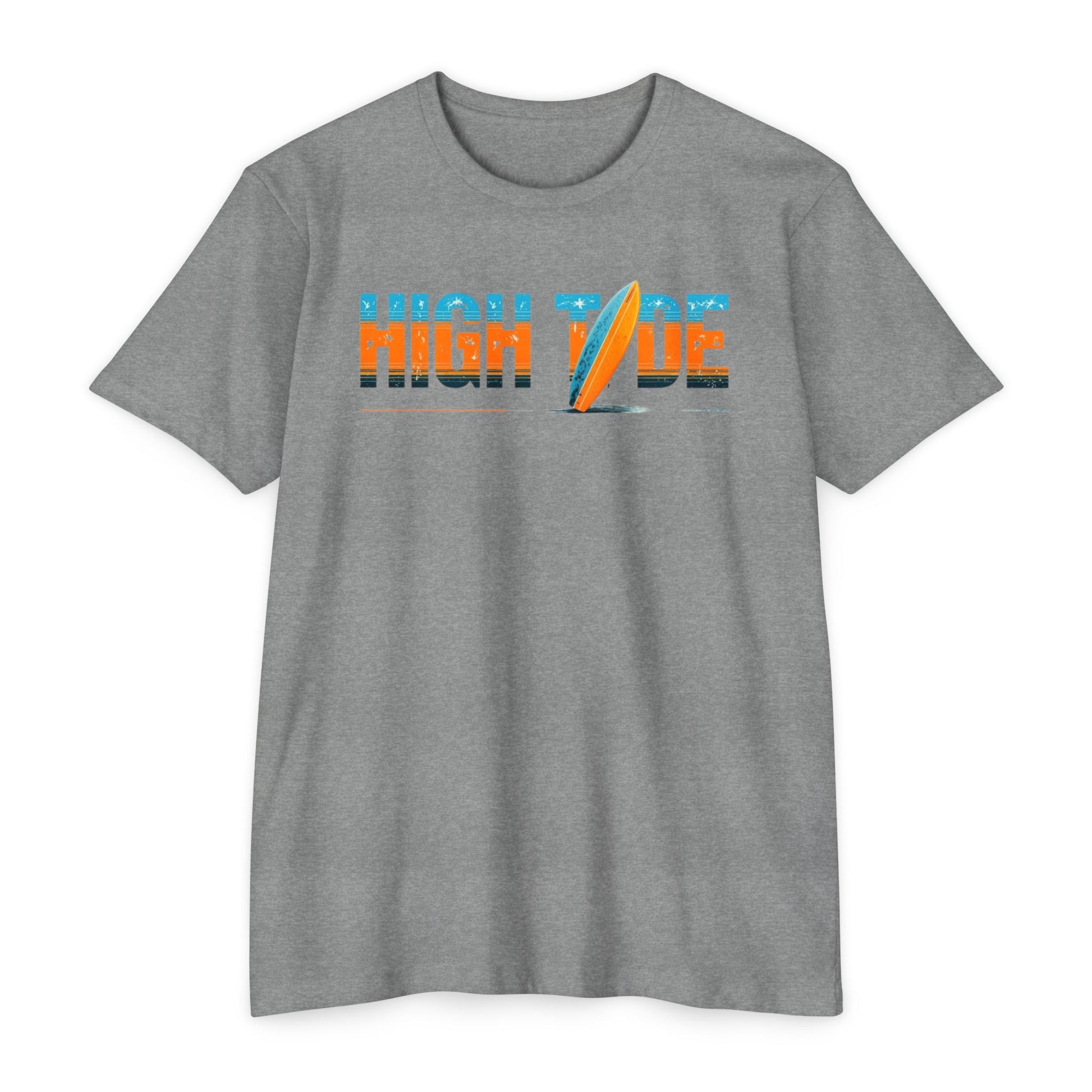 High Tide Surf T-Shirt, Unisex Beach T-Shirt, Summer Vibes Tee, Casual Surfing Shirt, Gift for Beach Lovers, Vacation Essentials
