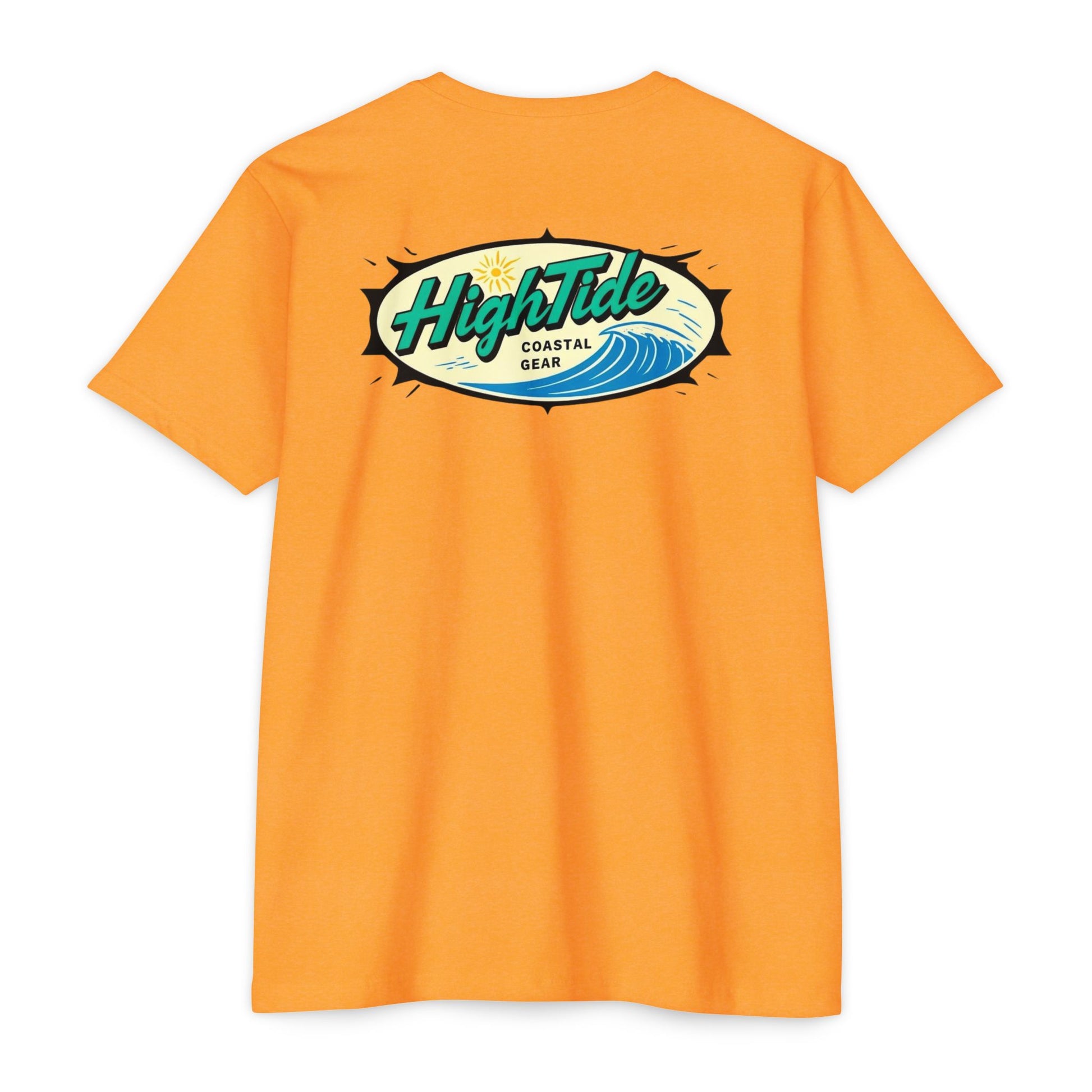 High Tide Unisex CVC Jersey T-Shirt, Coastal Summer Wear, Beach Vibes Tee, Perfect for Vacation, Unisex Gift for Ocean Lovers