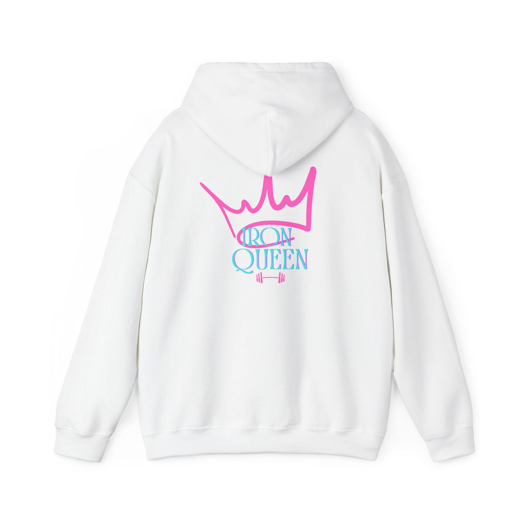 Crown Queen Hoodie, Motivational Sweatshirt for Women, Gym Apparel, Gift for Fitness Lovers, Cute Workout Top, Self-Care Clothing