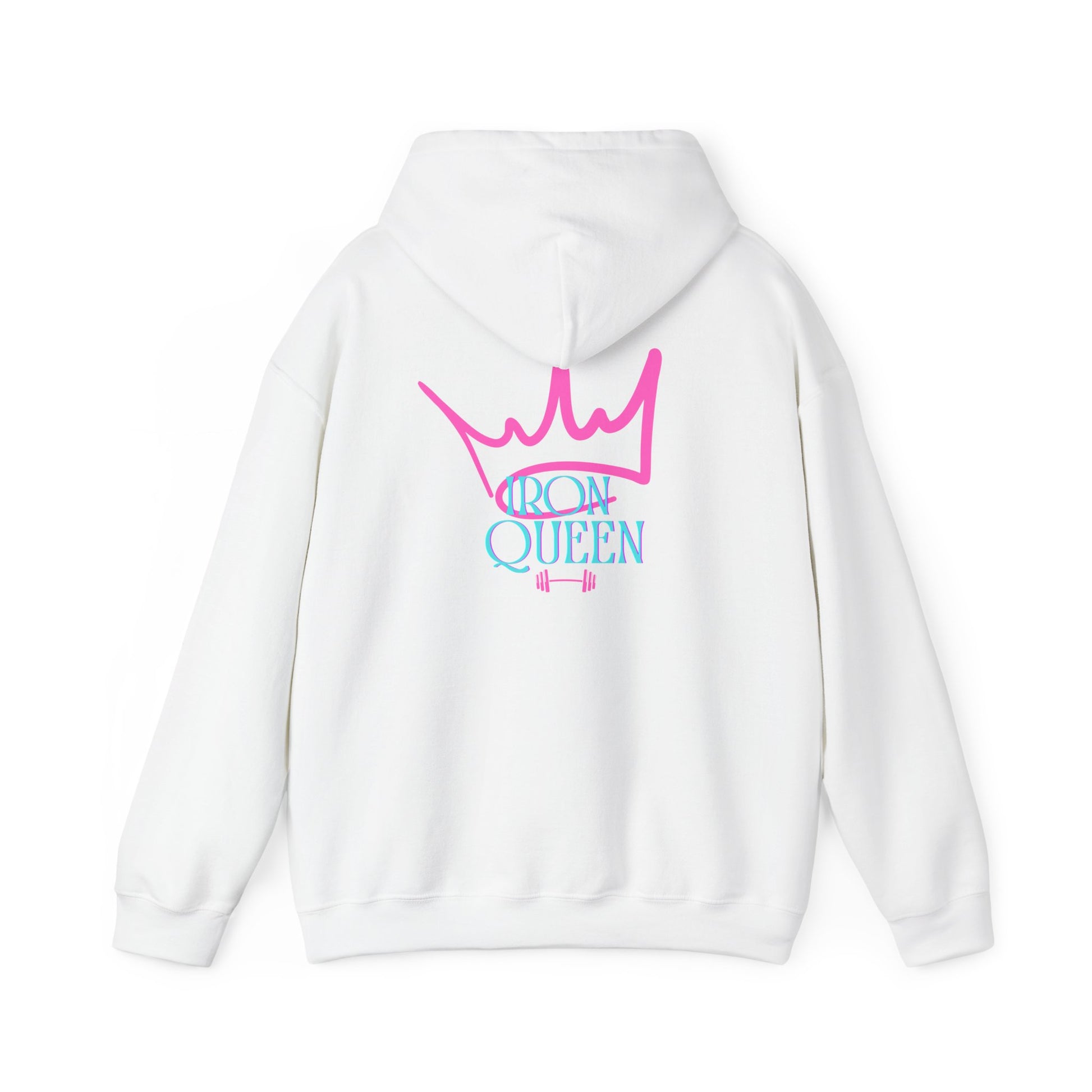 Crown Queen Hoodie, Motivational Sweatshirt for Women, Gym Apparel, Gift for Fitness Lovers, Cute Workout Top, Self-Care Clothing