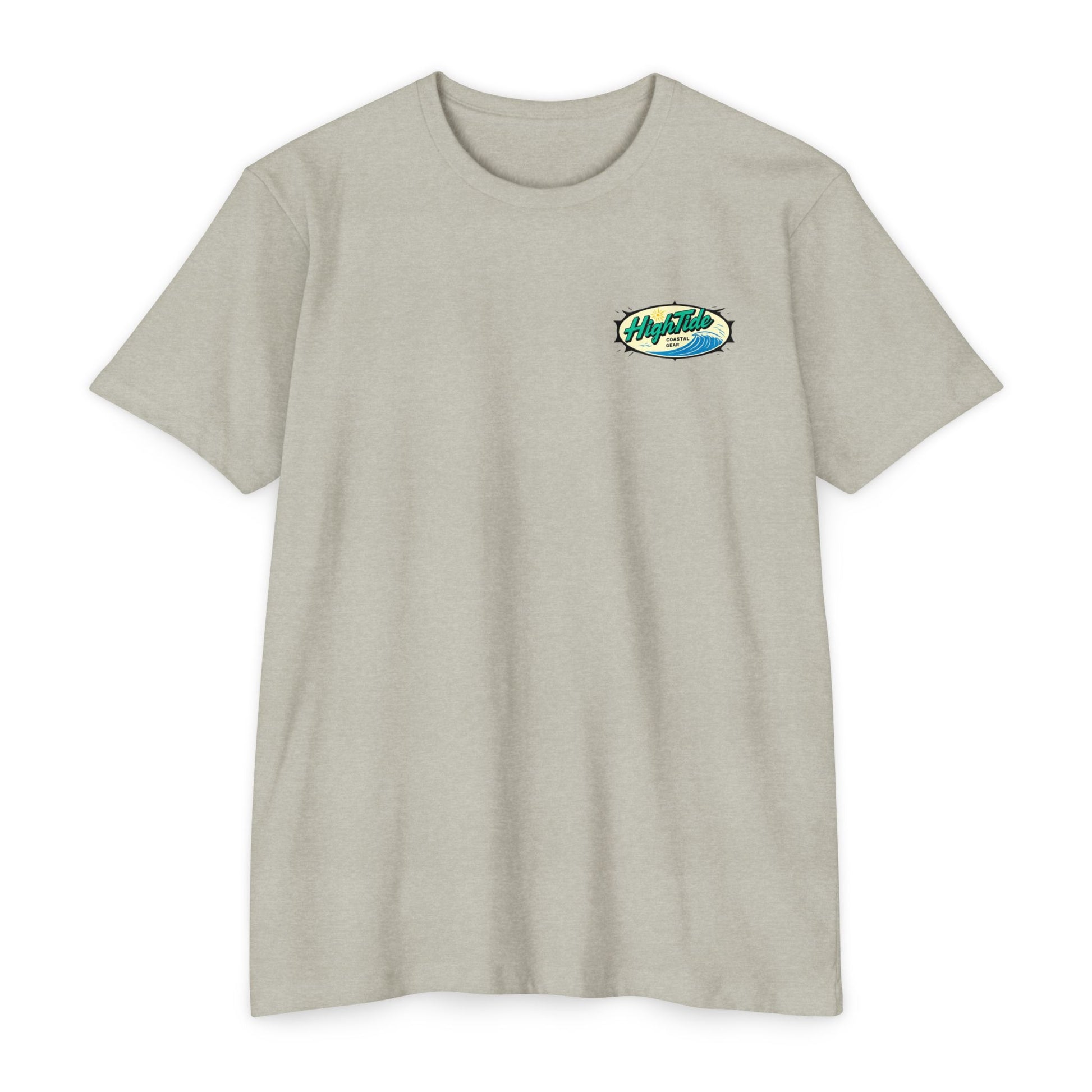 High Tide Unisex CVC Jersey T-Shirt, Coastal Summer Wear, Beach Vibes Tee, Perfect for Vacation, Unisex Gift for Ocean Lovers