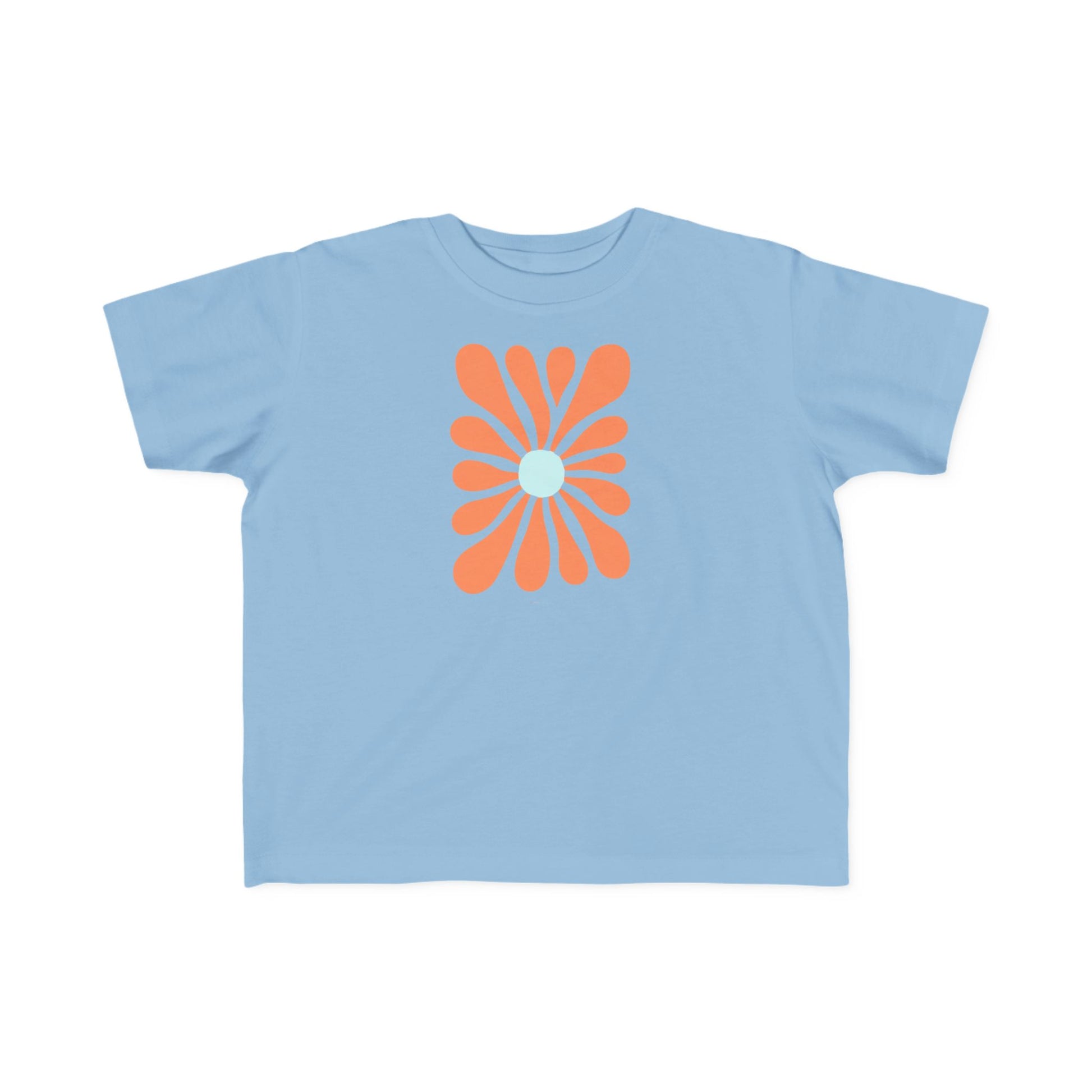 Toddler's Retro Floral Tee, Cute Kids T-Shirt, Toddler Gifts, Vintage Style Kids Apparel, Summer Fashion for Little Ones