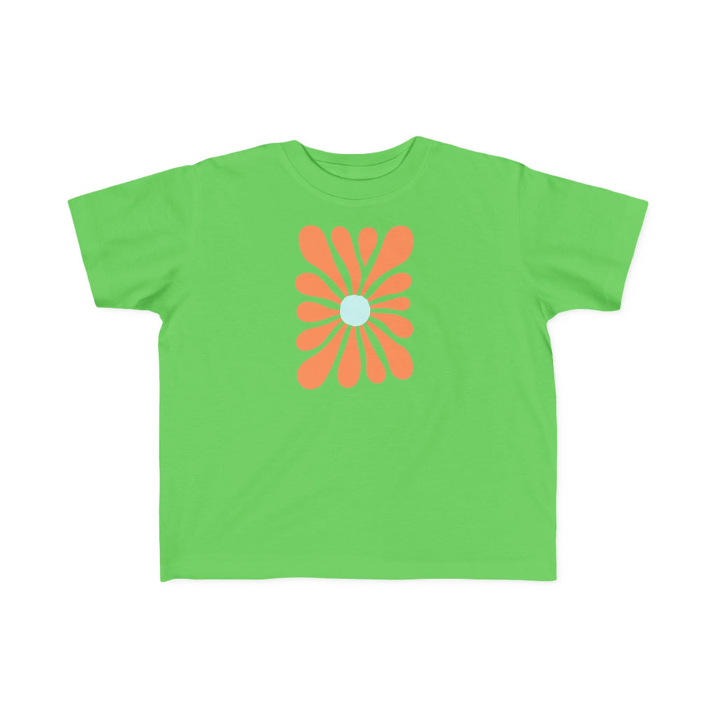 Toddler's Retro Floral Tee, Cute Kids T-Shirt, Toddler Gifts, Vintage Style Kids Apparel, Summer Fashion for Little Ones