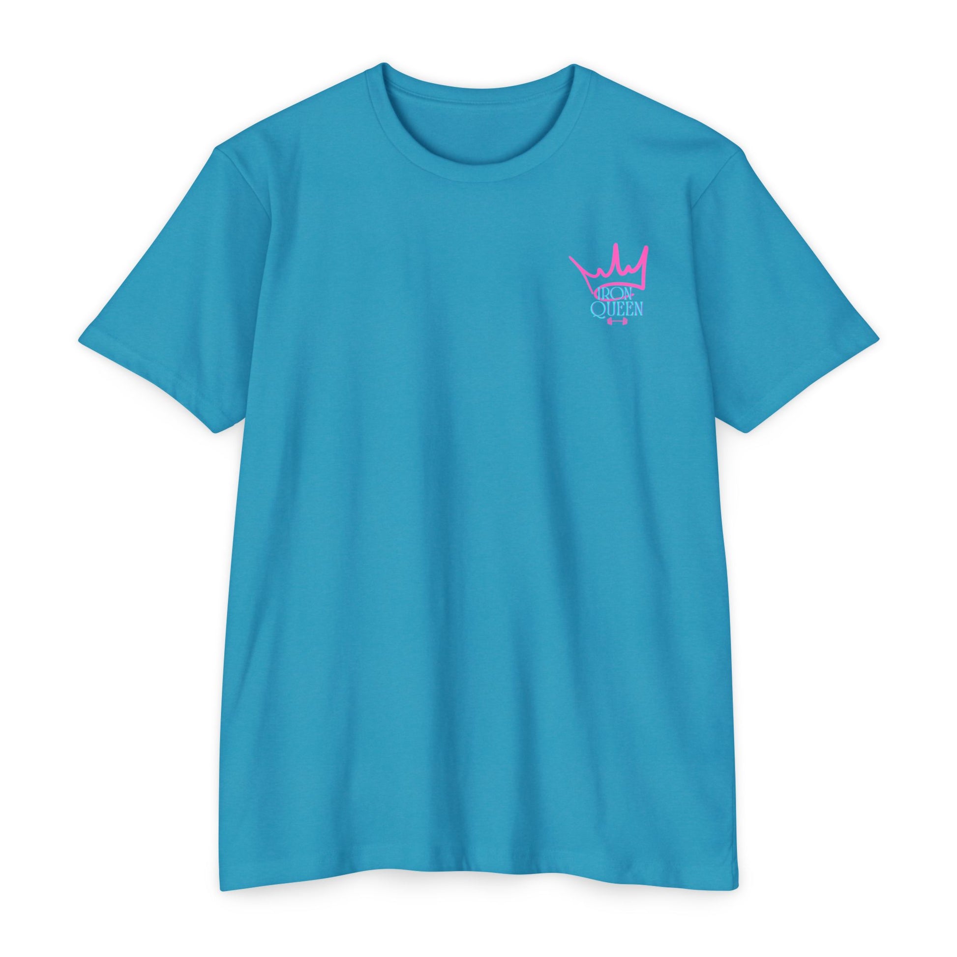 Empowering Iron Queen T-shirt, Fitness Apparel, Workout Motivator, Gift for Gym Lovers, Casual Wear, Unisex Activewear