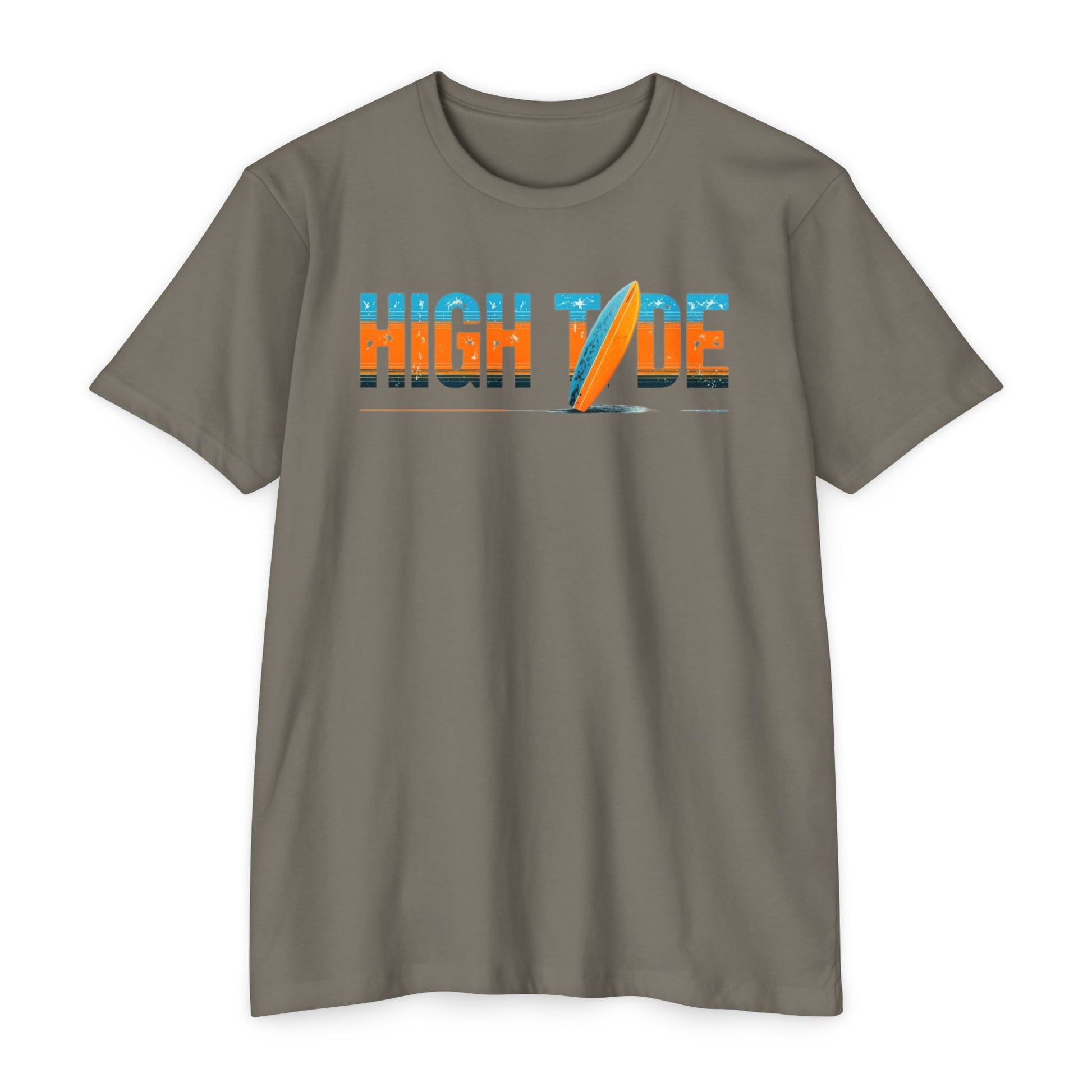 High Tide Surf T-Shirt, Unisex Beach T-Shirt, Summer Vibes Tee, Casual Surfing Shirt, Gift for Beach Lovers, Vacation Essentials