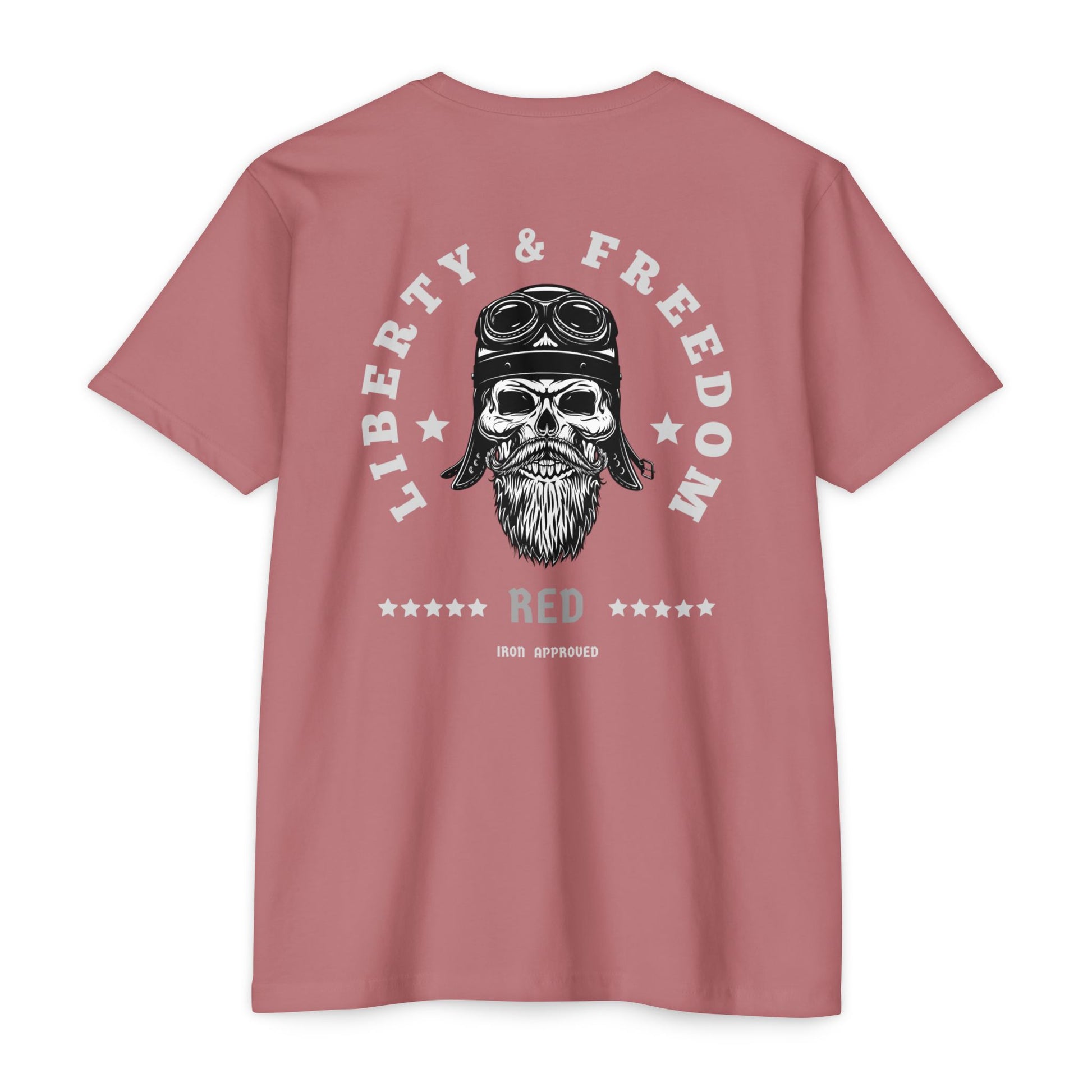 Liberty & Freedom Graphic T-Shirt | Unisex Tee for Biker Enthusiasts | Casual Wear | Gift for Celebrations | Unique Design