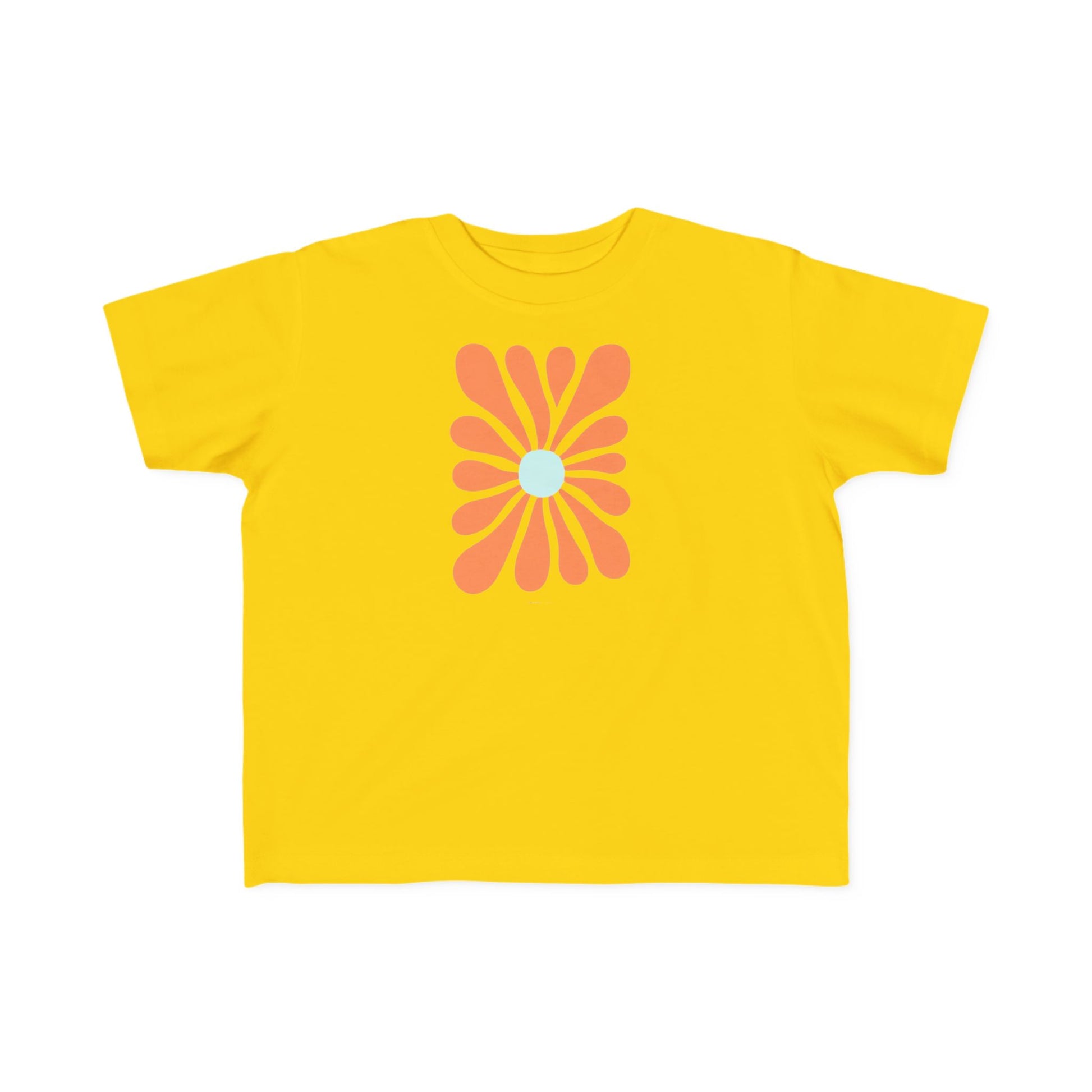 Toddler's Retro Floral Tee, Cute Kids T-Shirt, Toddler Gifts, Vintage Style Kids Apparel, Summer Fashion for Little Ones